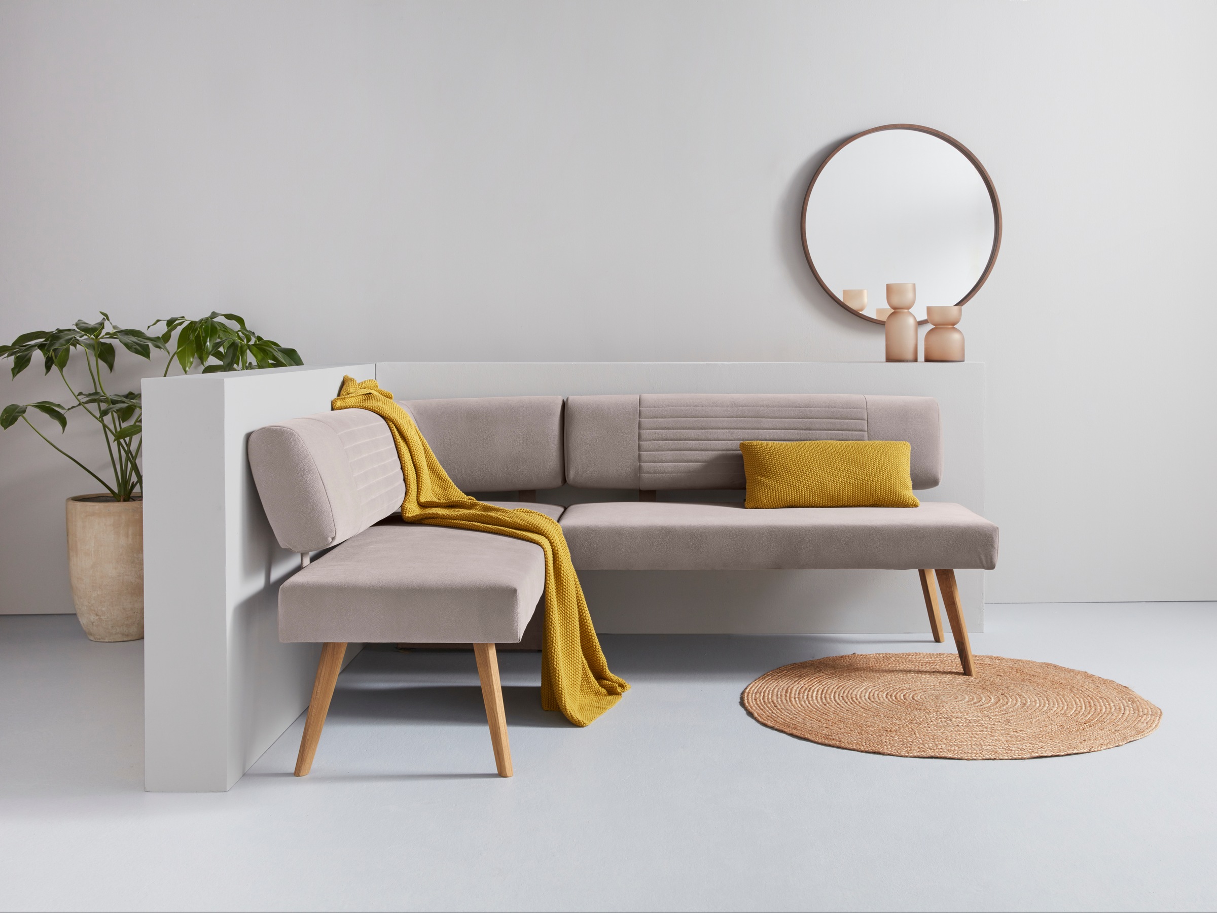 OTTO products Eckbank »Alessja«, Breite langer Schenkel 192 oder 212 cm, Ge günstig online kaufen