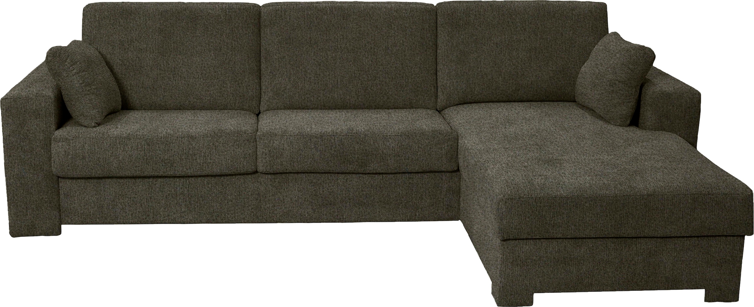 Home affaire Ecksofa Roma "L" Dauerschlaffunktion, mit Unterfederung, Matratzenhöhe 14cm, Liegemaße ca 163x198 cm, L-Form