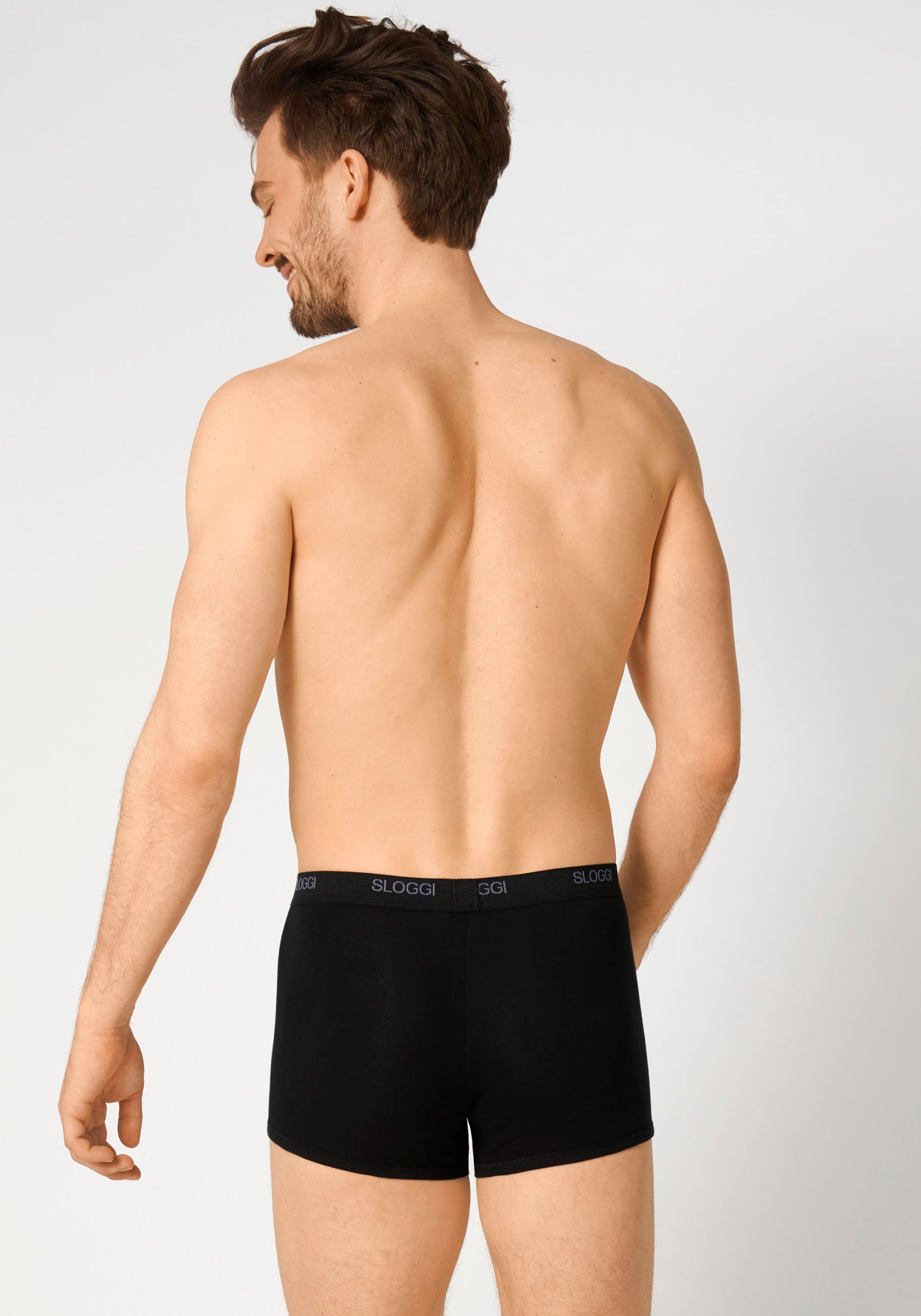 sloggi Boxer »men Basic Short 2P«, (2er Pack), perfekter Sitz