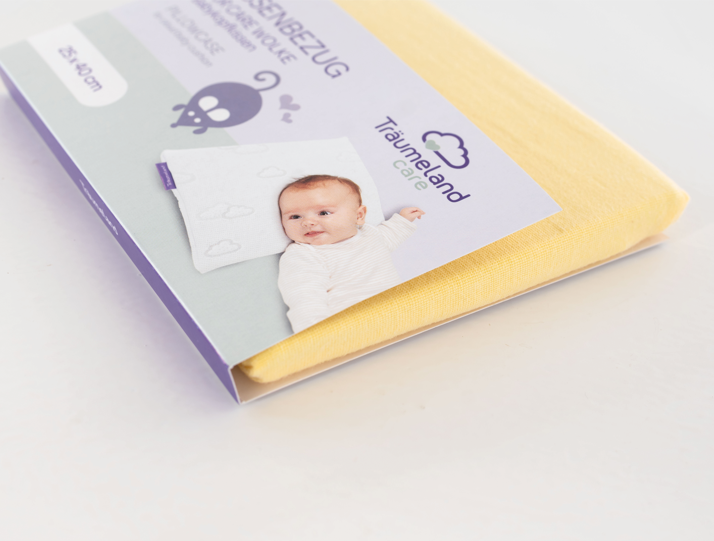 Träumeland Babykissen »Kissenbezug für WOLKE Babykopfkissen«