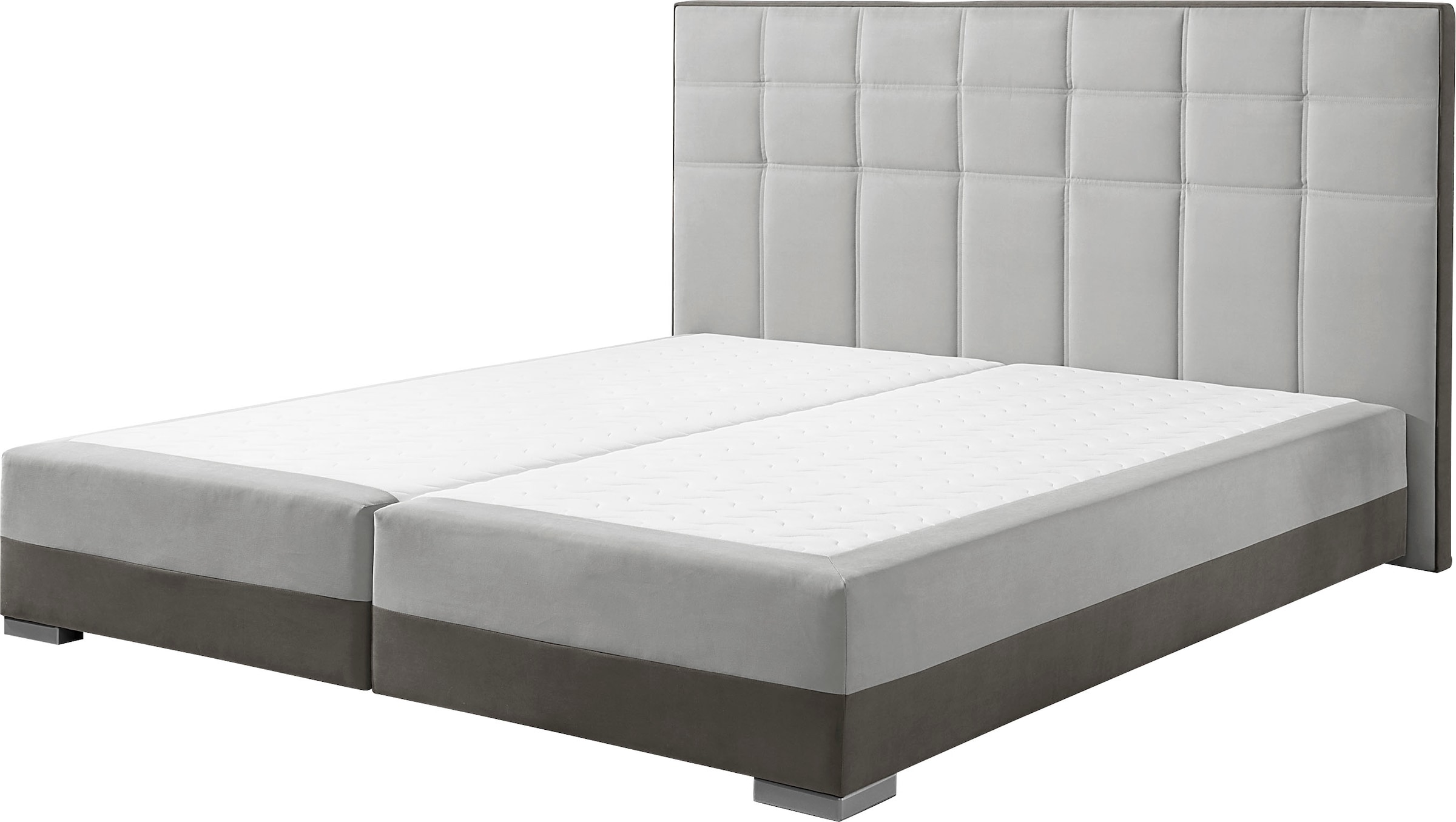 INOSIGN Boxspringbett, inklusive Topper und Wendekissen