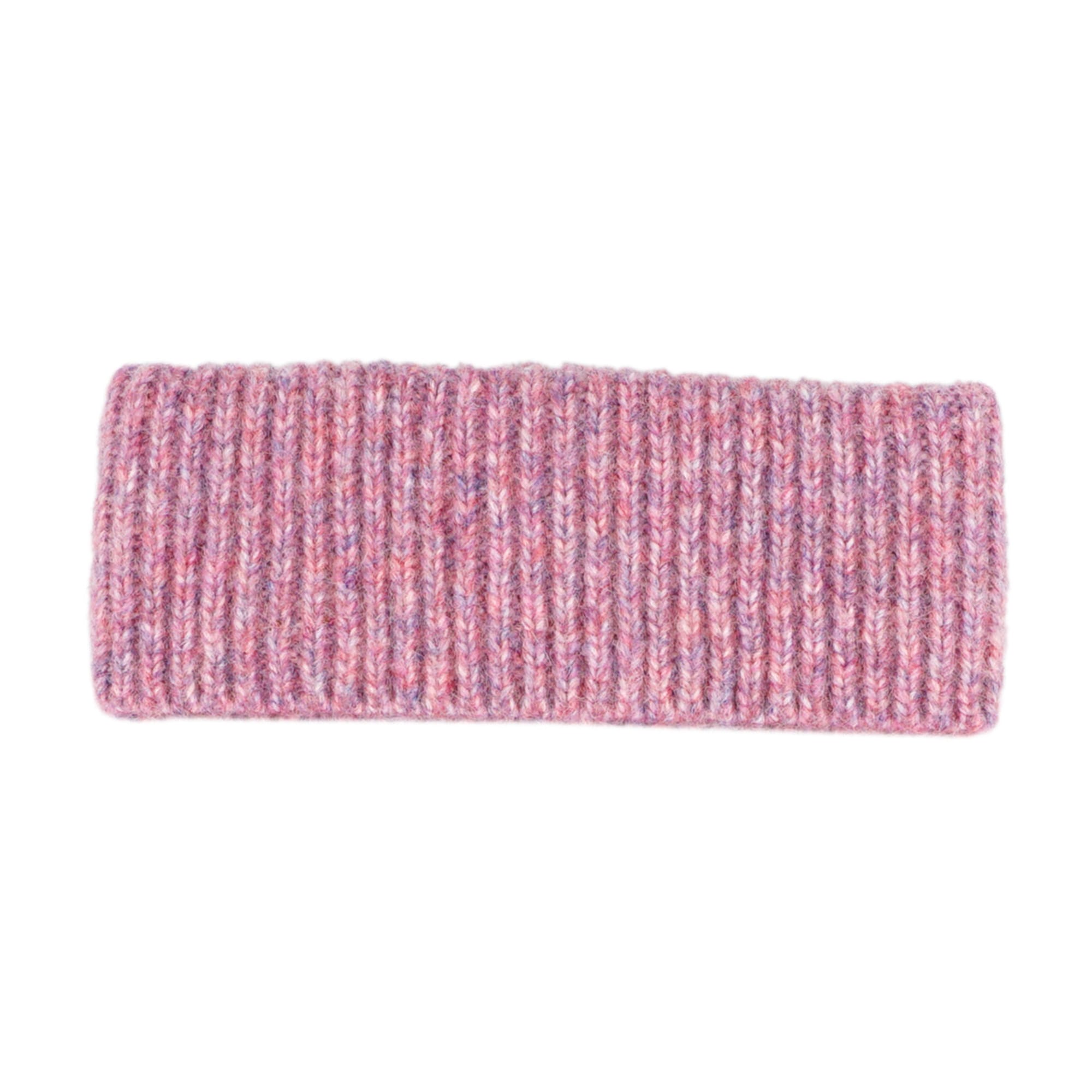 CAPO Stirnband Melange-Optik, Rippenstrick, Wollanteil