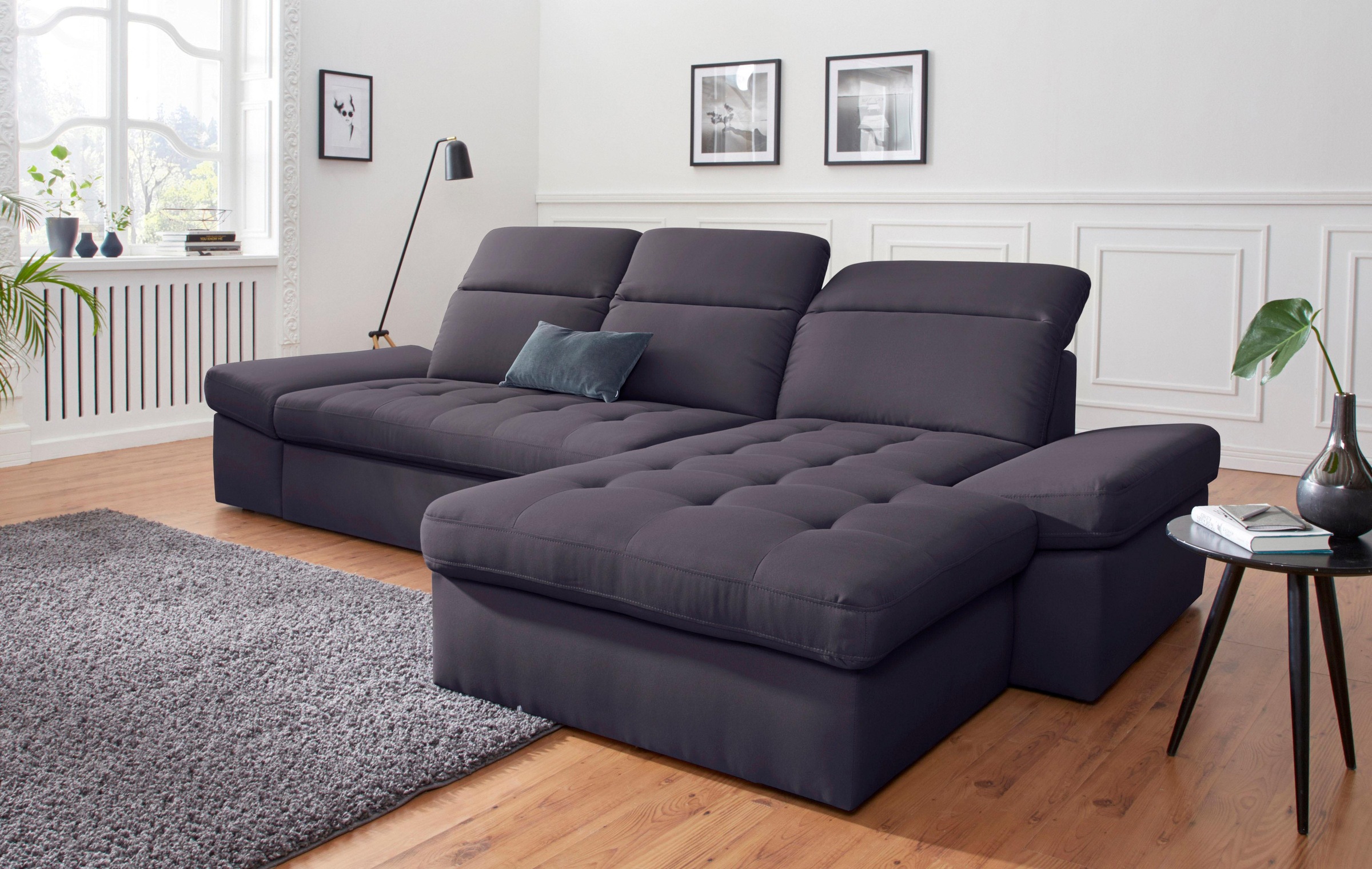 sit&more Ecksofa »Stardust L-Form«, wahlweise mit Bettfunktion und Bettkast günstig online kaufen