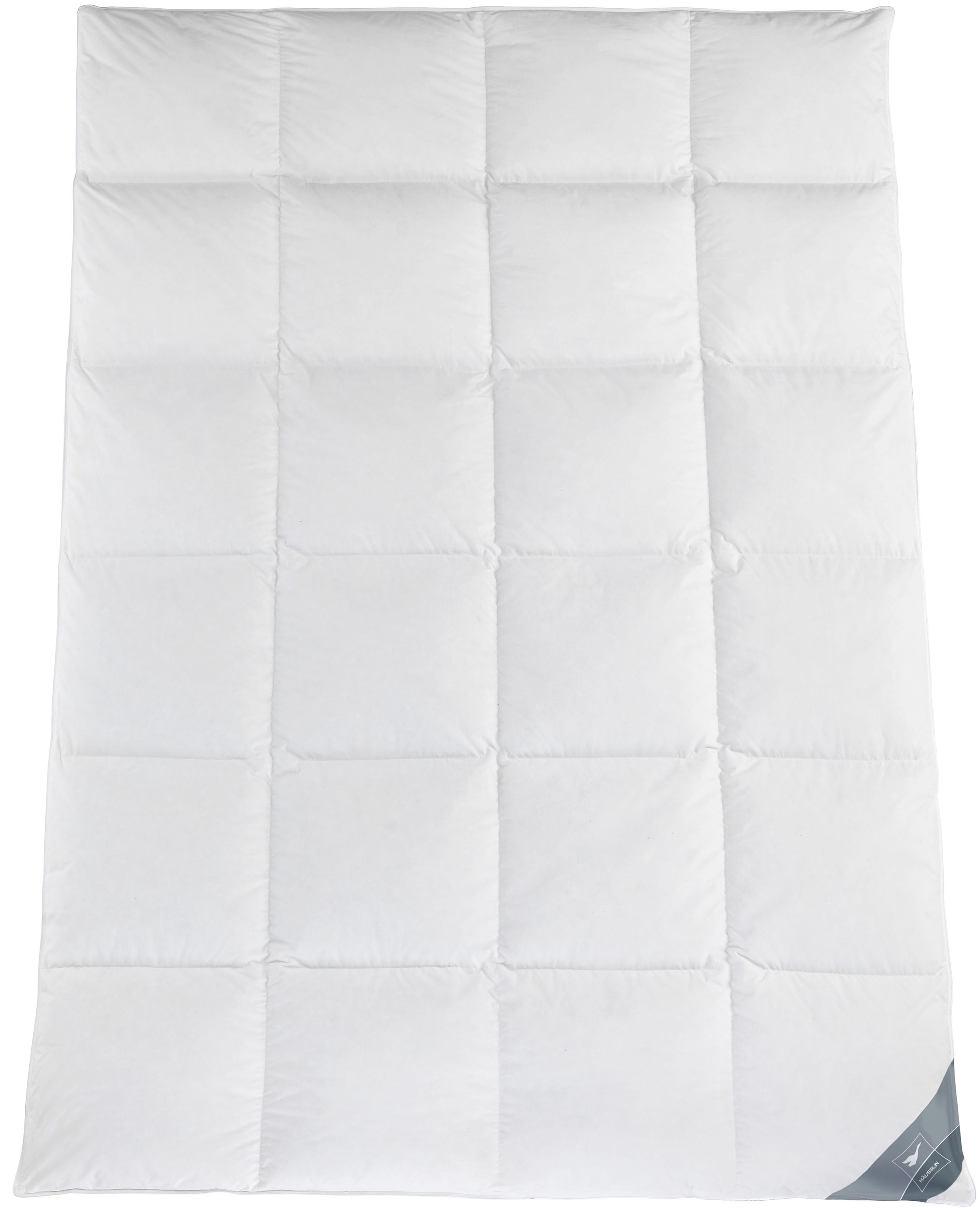 Haeussling Daunenbettdecke »GRÖNLAND Made in Green«, warm, Füllung neue, weiße 90% Daunen/10% Federn, Kl. 1, Bezug 100% Baumwolle, (1 St.), hochwertiges Daunenprodukt" Made in Green" zertifiziert