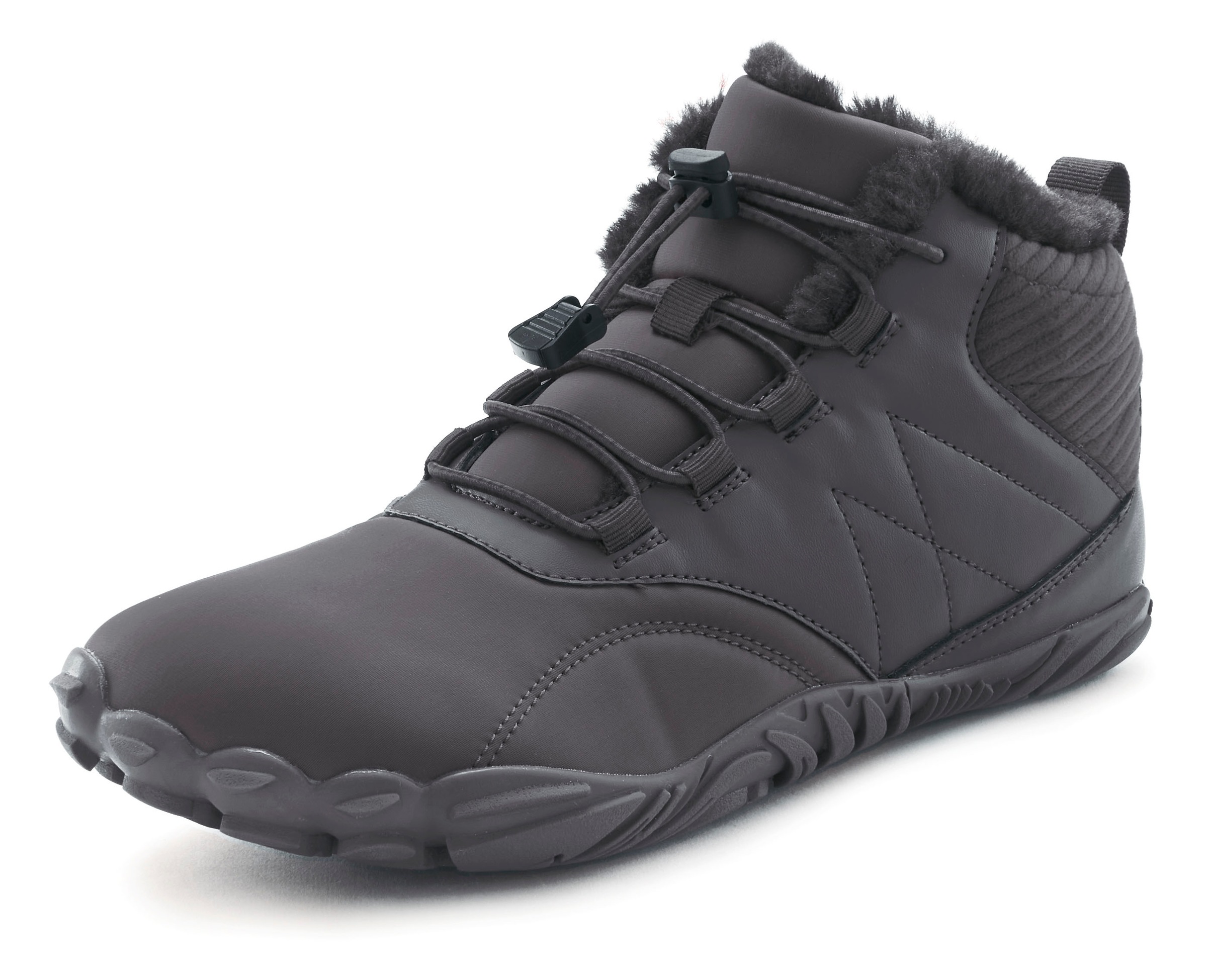 Vivance Stiefelette »Halbschuh, Freizeitschuh, High Top Sneaker«, mit Kordelzug und elastischem Band Unisex VEGAN
