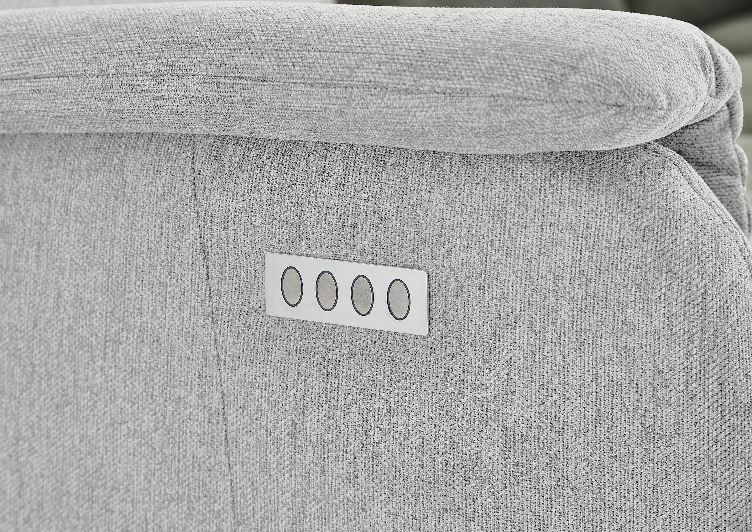 Home affaire 3-Sitzer »Turin Sofa mit elektrischer Relaxfunktion, Breite 226 cm« inkl. Tisch, USB & Steckdose, Federkern & pflegeleichtem Bezug