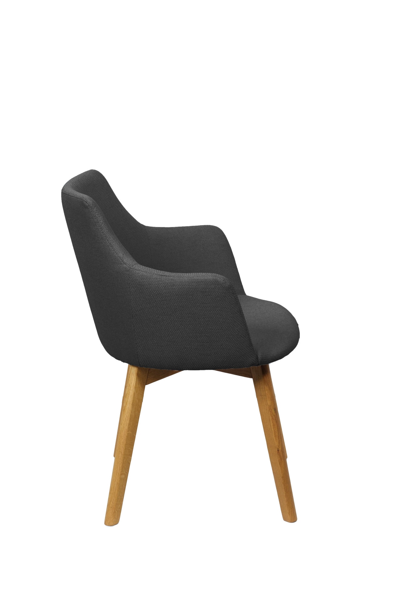 Home affaire Essgruppe »Ena Sitzgruppe für Küche/Esszimmer, Esstisch mit 4 Polsterstühlen 5tlg«, (Set, 5 tlg., 5-tlg), Stuhlbeine in Eiche Natur oder Buche Schwarz, Tisch 180 cm, U-Gestell
