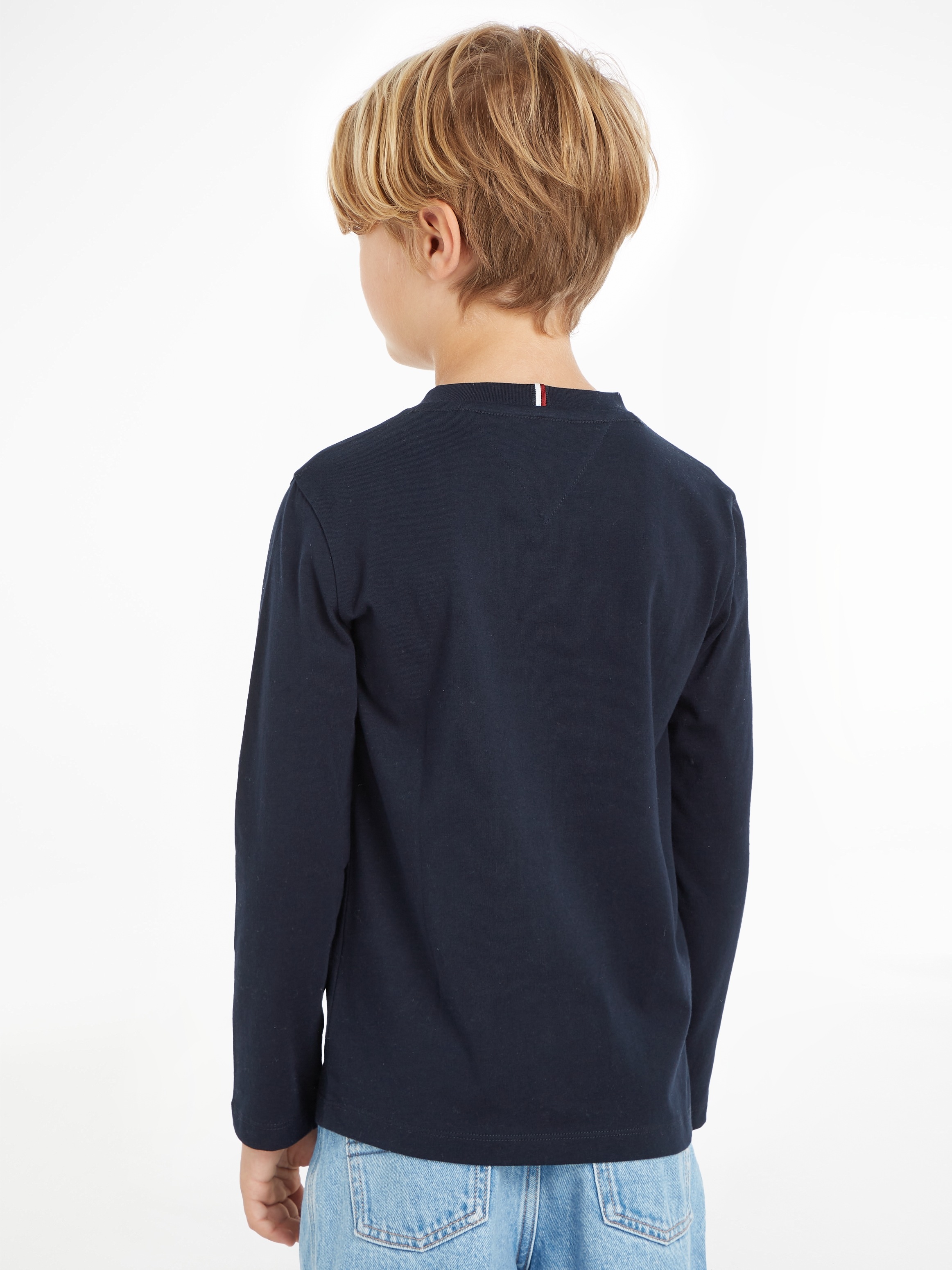 Tommy Hilfiger Langarmshirt »U ESSENTIAL TEE L/S«, mit Logodruck