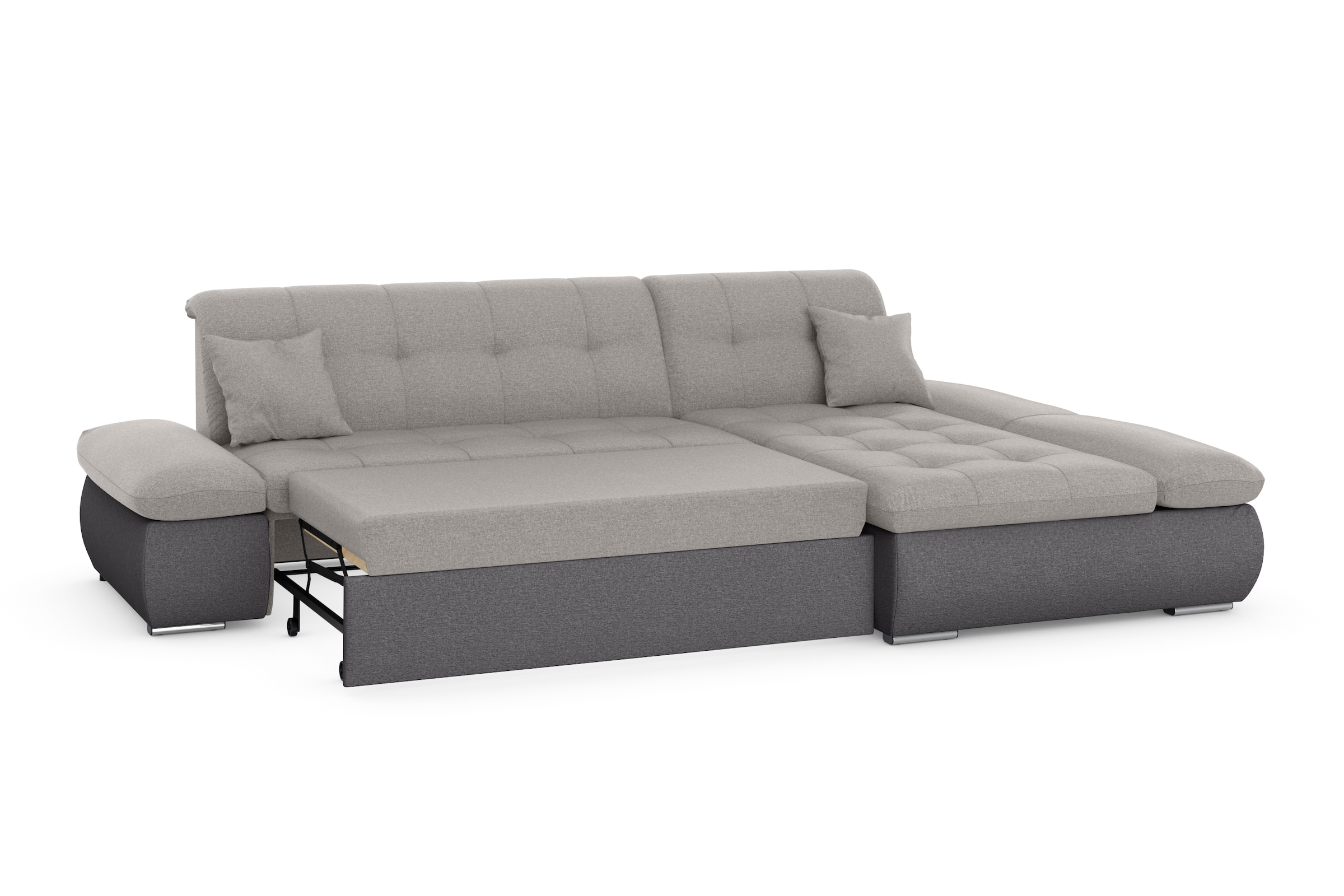 DOMO collection Ecksofa »Moric B/T/H 300/172/80 cm, auch in Cord, L-Form«, XXL-Format, wahlweise auch mit Bettfunktion und Armverstellung