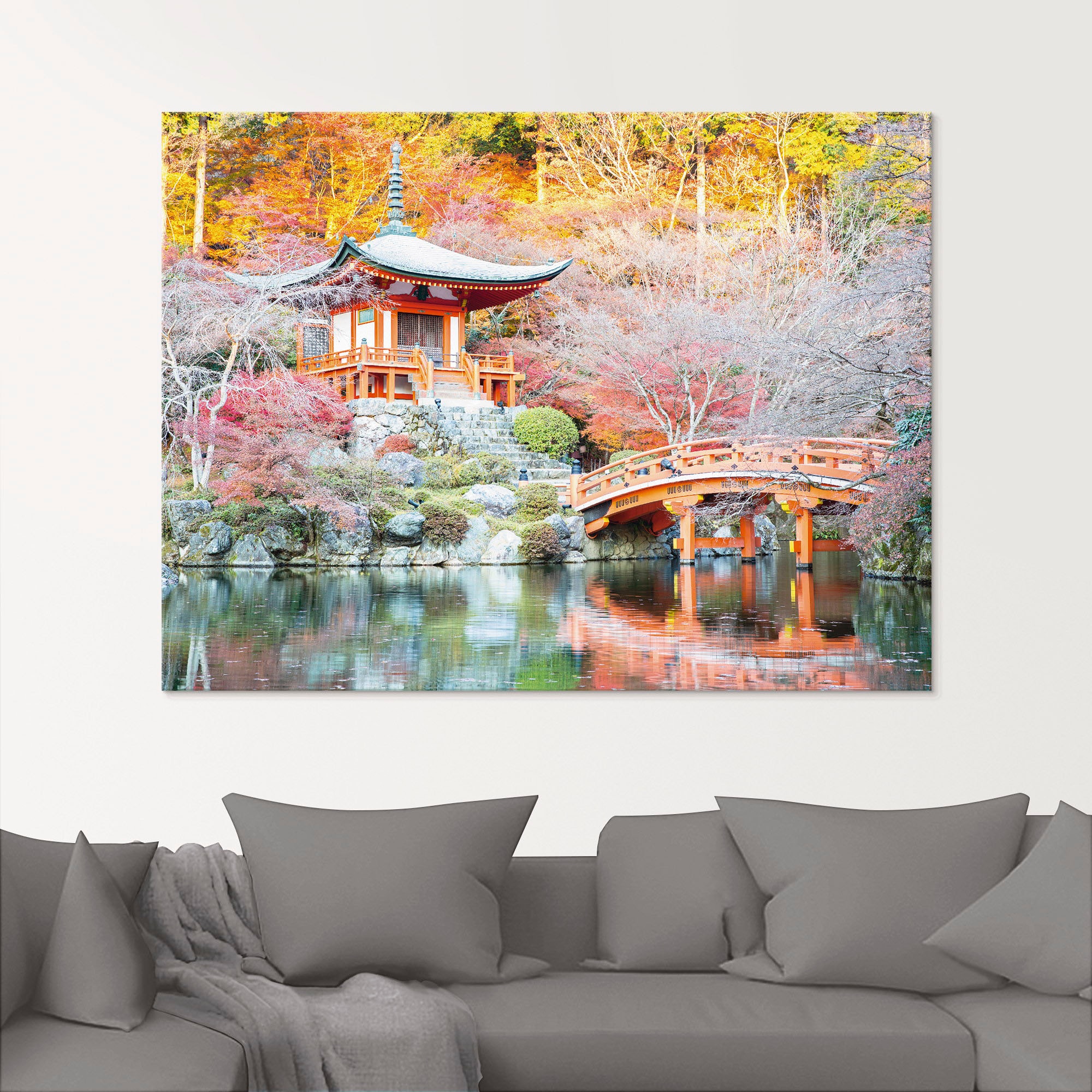 Artland Glasbild »Shingo Buddhistischer Tempel« Gebäude 1 Stk. tlg. in vers günstig online kaufen