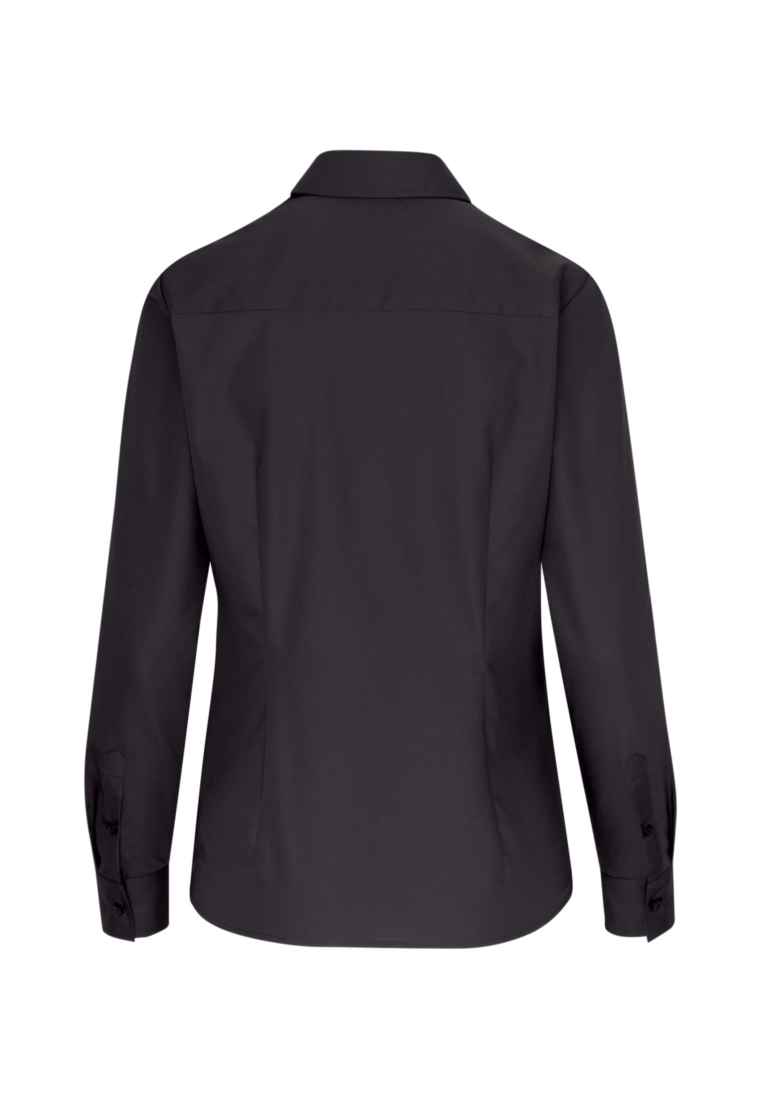 seidensticker Hemdbluse »Schwarze Rose«, Langarm Kragen Uni