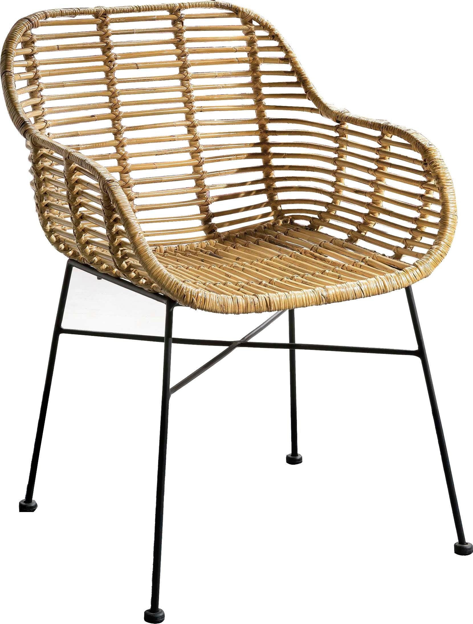SIT Rattanstuhl »Rattan Vintage« (Set) 2 Stk. mit Armlehnen, Shabby Chic, V günstig online kaufen
