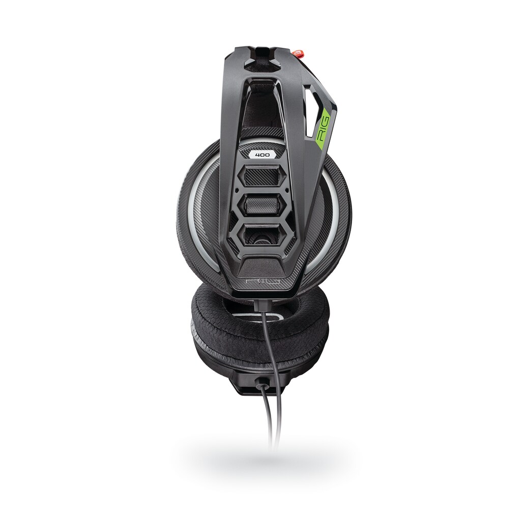 nacon Gaming-Headset »Nacon RIG 400HX Gaming-Headset, schwarz, 3,5 mm Klinke«, Geräuschisolierung-Mikrofon abnehmbar-Rauschunterdrückung