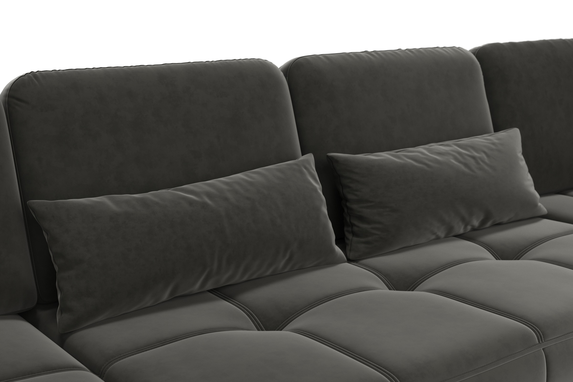 sit&more Wohnlandschaft »Bendigo U-Form«, inklusive Sitztiefenverstellung, Bodenfreiheit 15 cm, in 2 Fußfarben