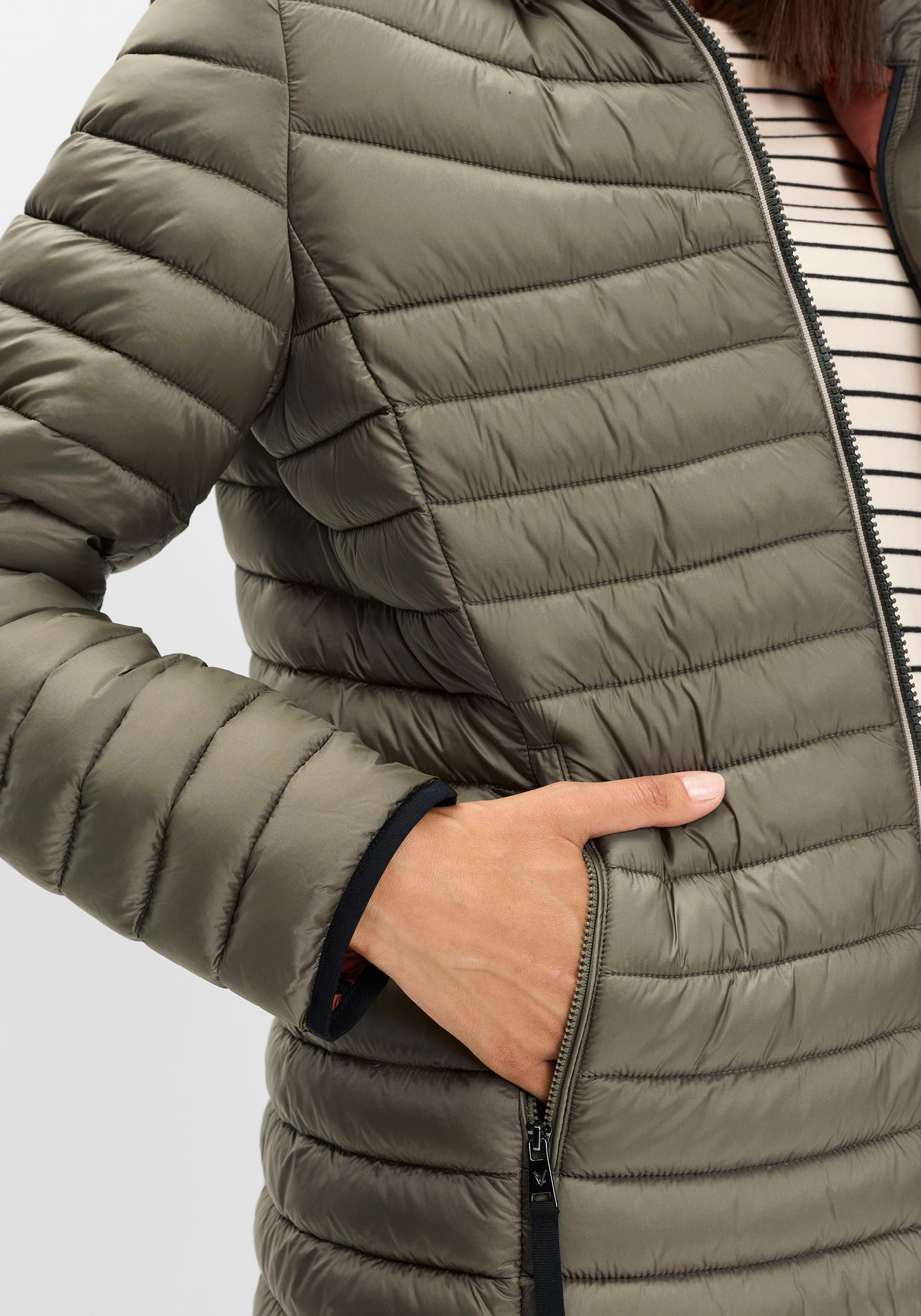 Fuchs Schmitt Steppjacke, mit Kapuze, mit abnehmbarer Kapuze