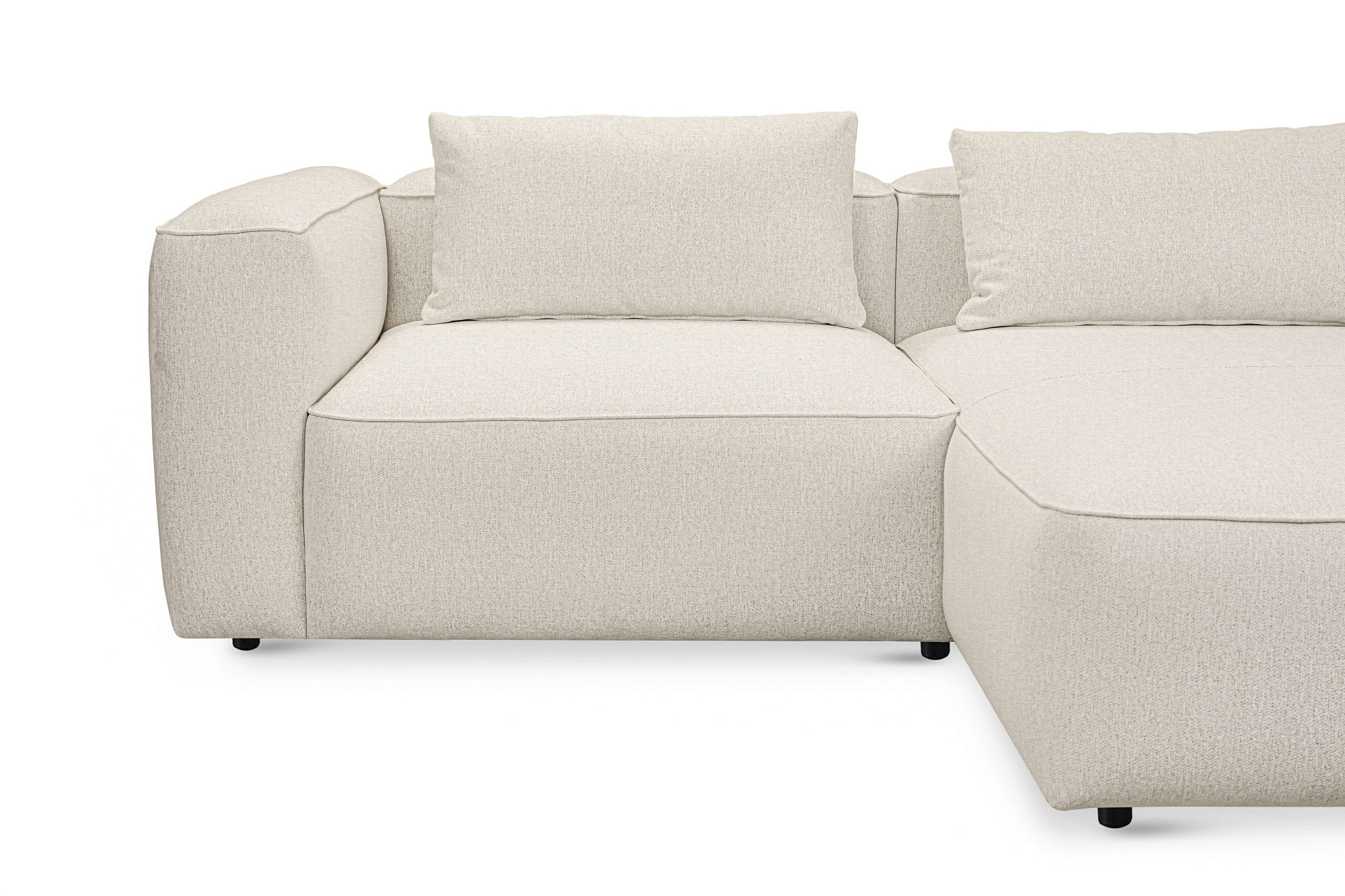 andas Ecksofa »Tvinnet«, Breite 228 cm, extra tiefe Sitzfläche, kubisches Sitzvergnügen