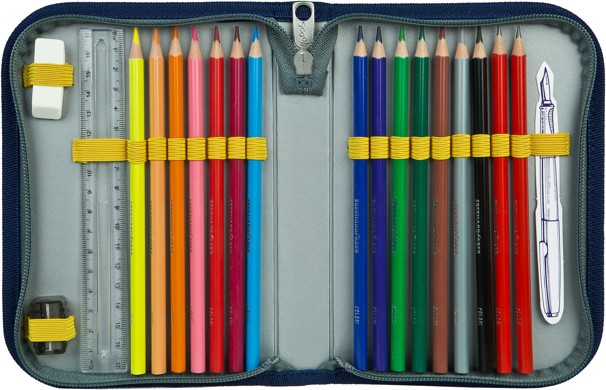 Scooli Schulranzen »EasyFit, Harry Potter Hogwarts«, Reflektoren
