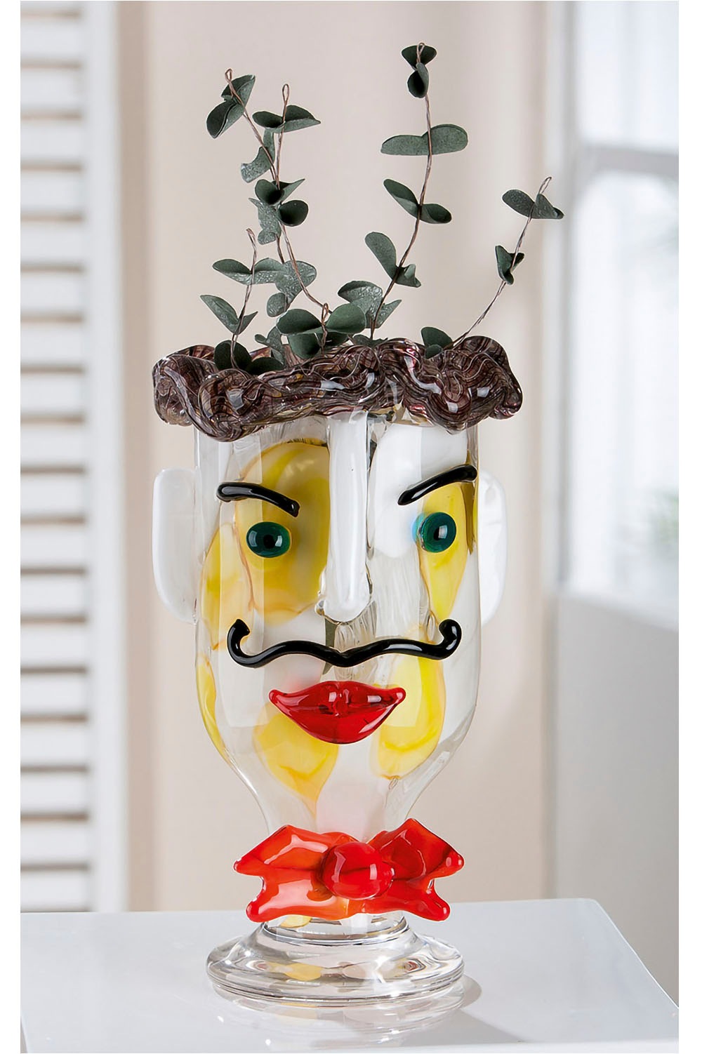 Casablanca by Gilde Tischvase »Glasart Designvase "Alfredo" aus Glas« durch günstig online kaufen