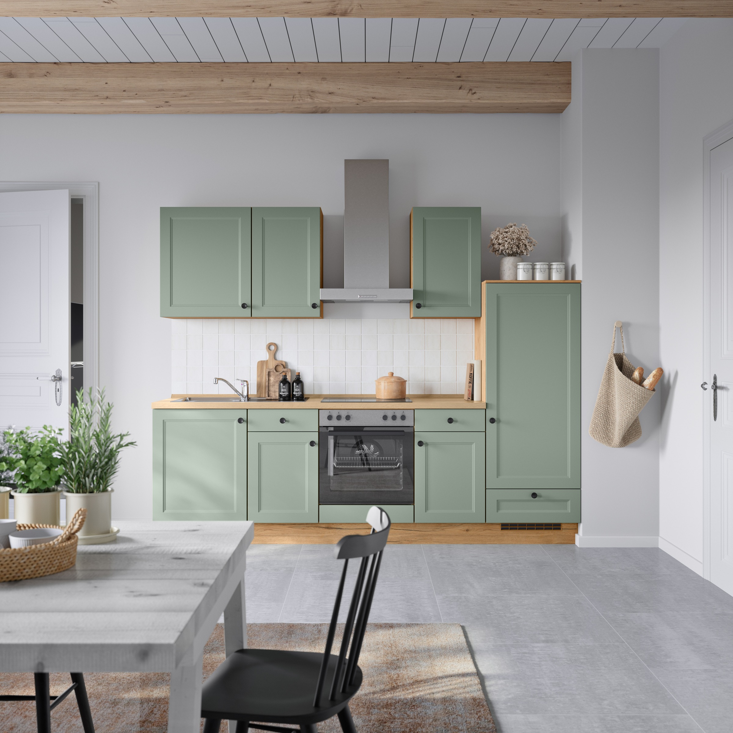 nobilia® Küchenzeile »"Cascada I"« vormontiert, Ausrichtung wählbar, Breite günstig online kaufen