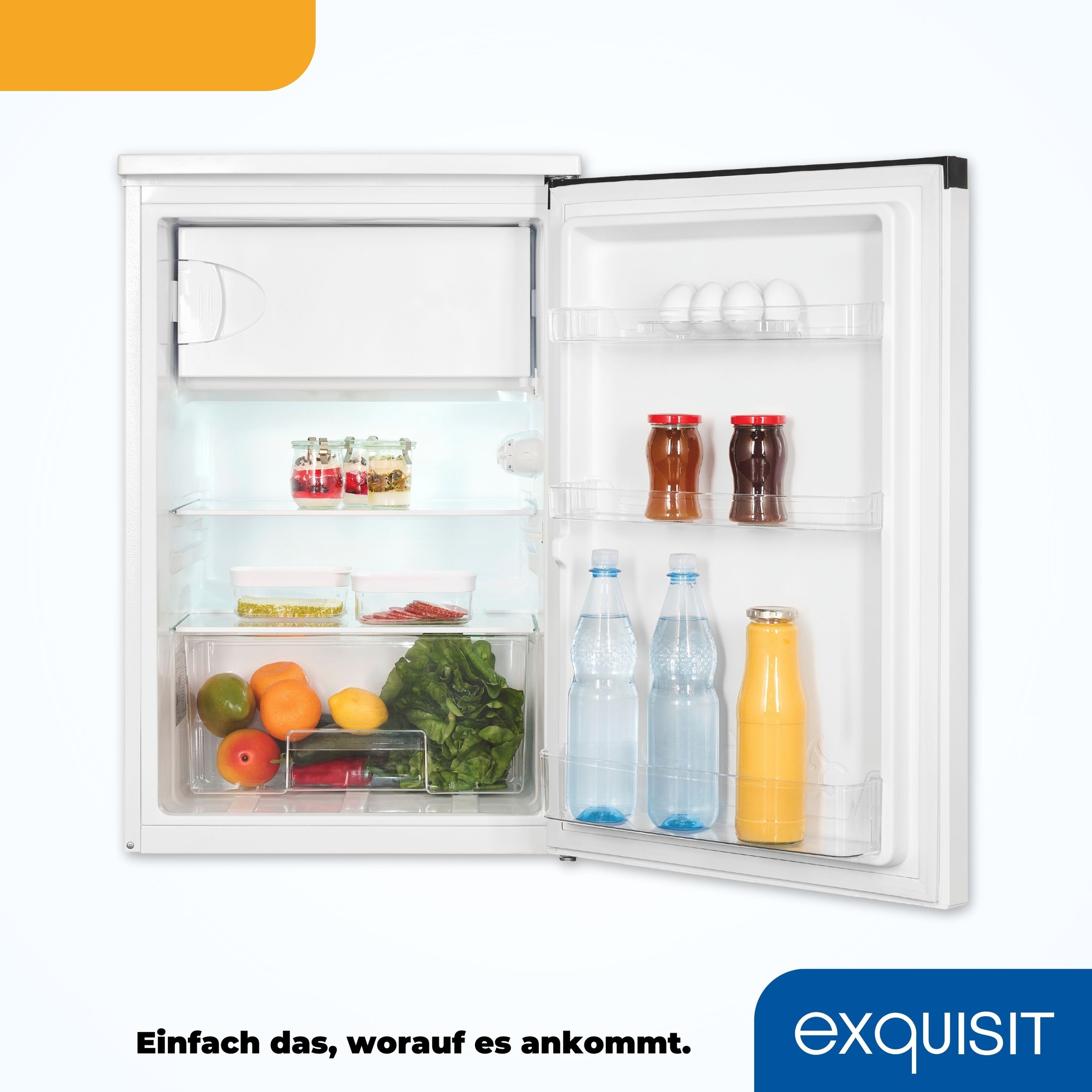 exquisit Kühlschrank »KS16-4-051C«, in bester Energieefizienz C, 107 Liter Volumen