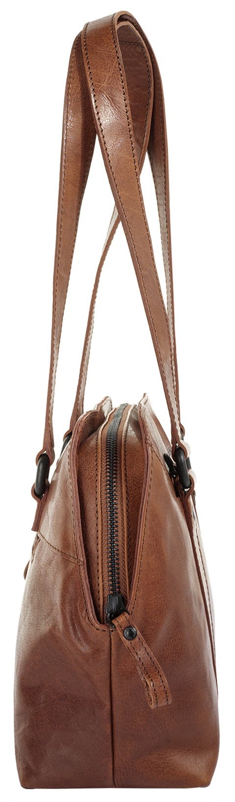 Spikes & Sparrow Henkeltasche, echt Leder