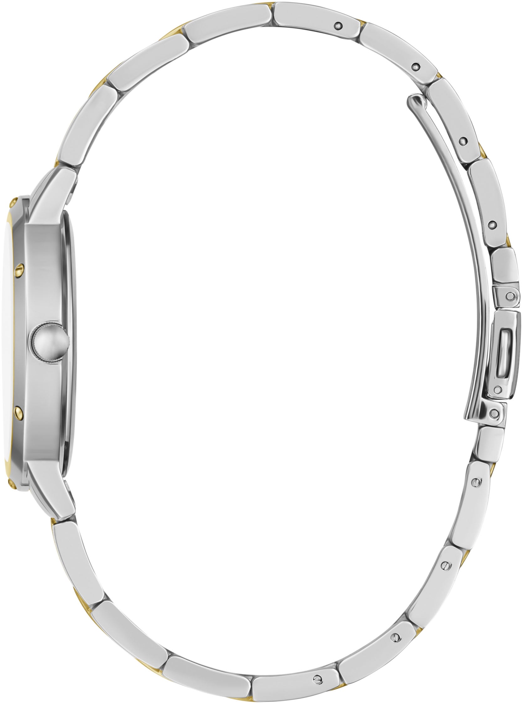 Guess Quarzuhr »DAWN«, Armbanduhr, Damenuhr, Edelstahlarmband, analog