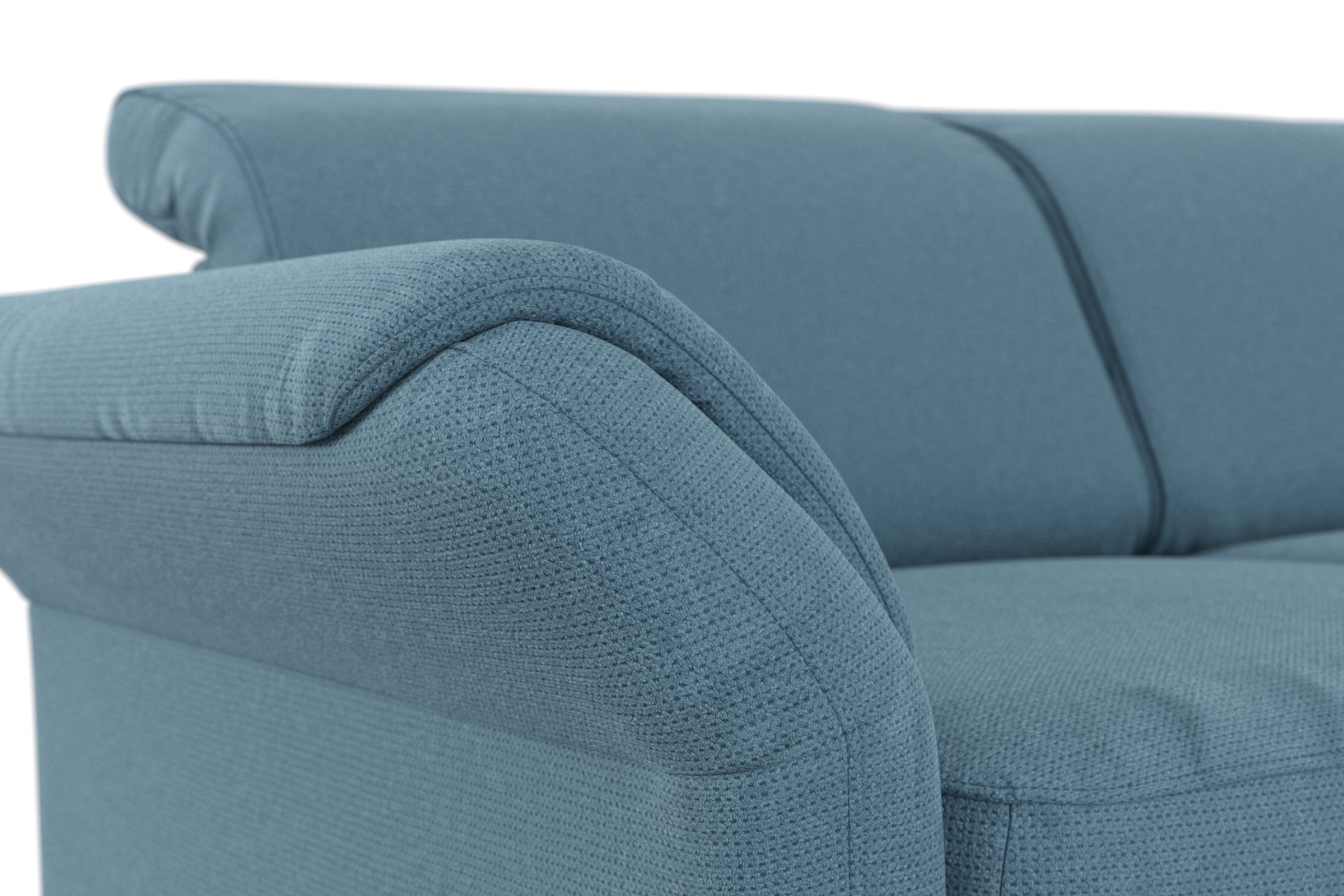 sit&more Ecksofa »Apulia L-Form«, wahlweise Bettfunktion, Bettkasten und Kopf- und Armteilverstellung
