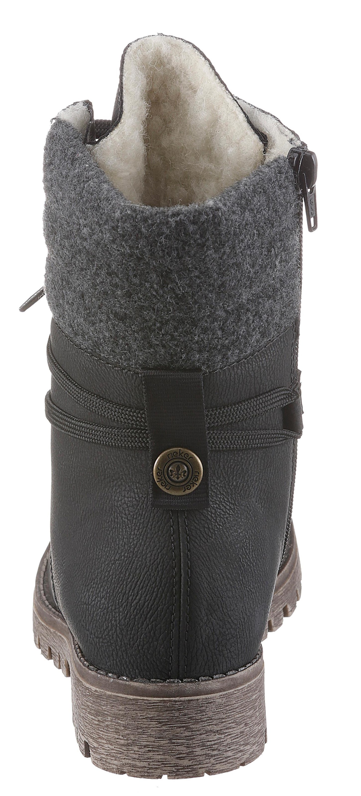 Rieker Winterboots, Outdoorboots, Winterstiefelette, Profilsohle, mit TEX-Membran