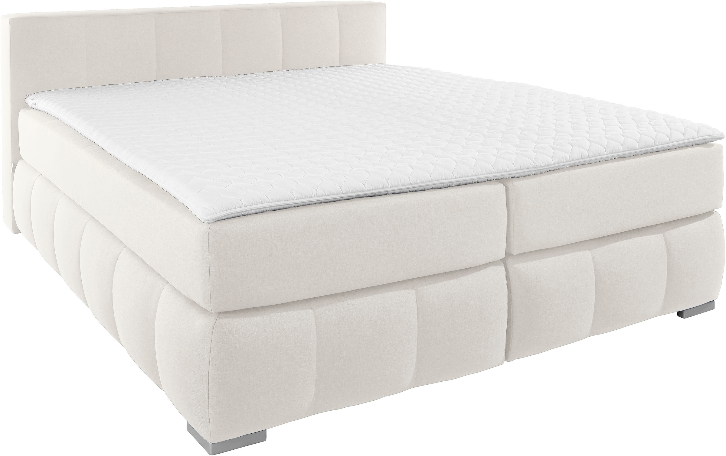 Bild von Guido Maria Kretschmer Home&Living Boxspringbett »Chelles«, inkl. Topper, in XXL- Überlänge 220 cm, Unterbox mit feine Wölbung