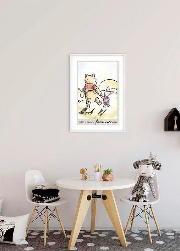 Komar Bild »Winnie the Pooh Today«, Disney, (1 St.), Wandbild zur Dekoration im Kinderzimmer - ohne Rahmen