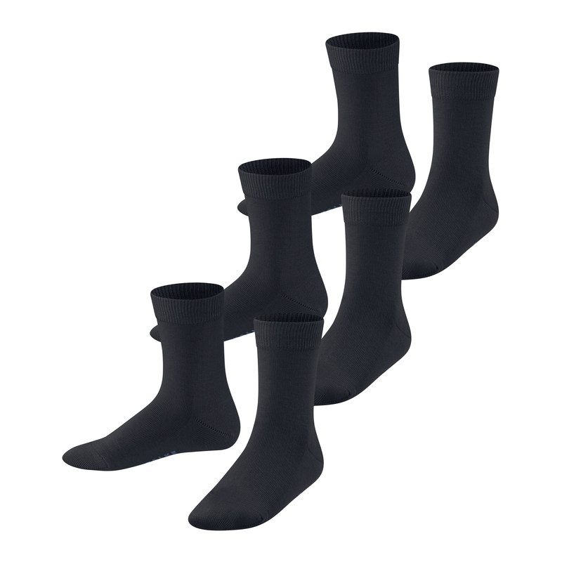 FALKE Socken »Family« 3er Pack, 3 Paar tlg. mit Baumwolle, atmungsaktiv darkmarine 23-26 23-26 Kindersocken von Falke