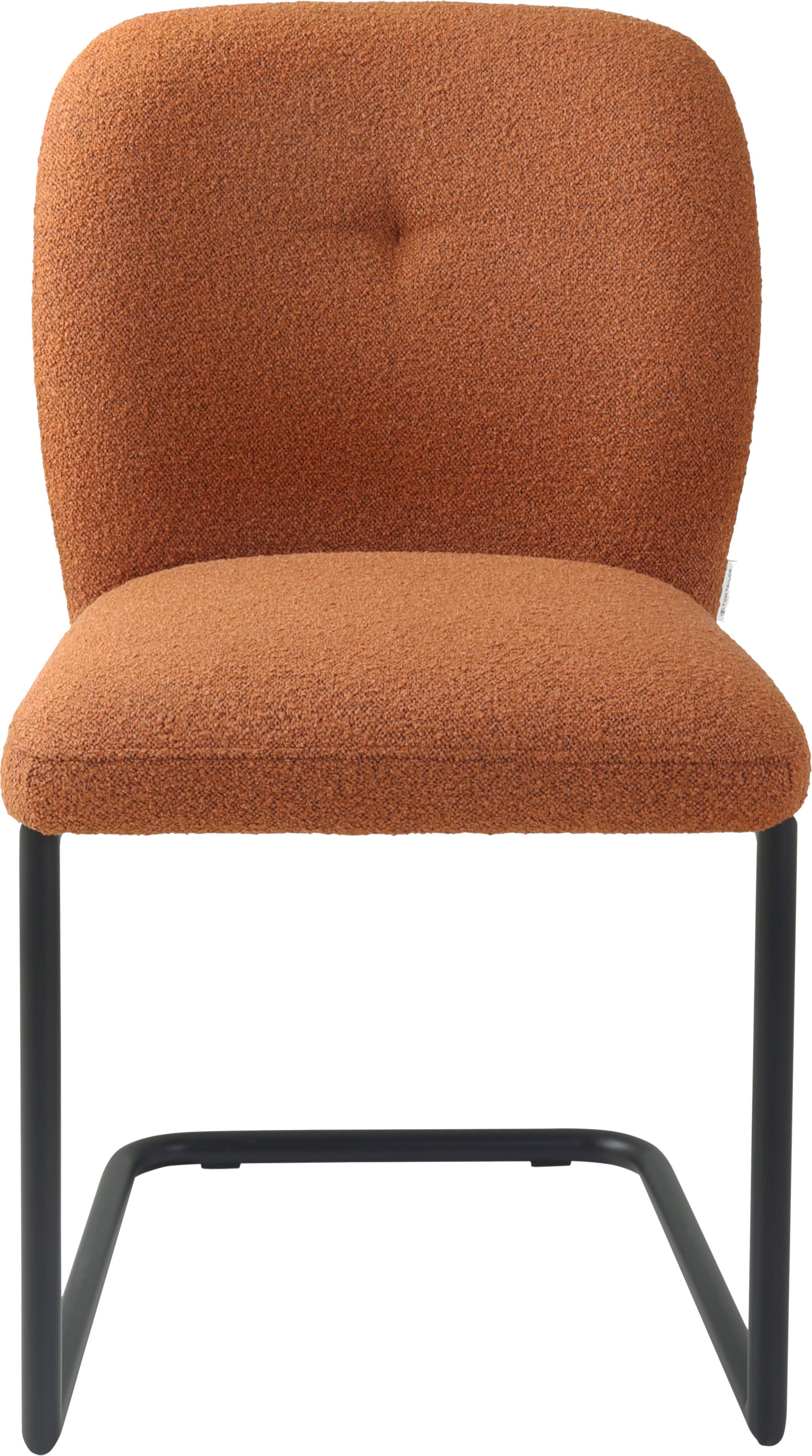 TOM TAILOR HOME Freischwinger »PEBBLE CHAIR«, (Set), 2 St., Webstoff Bouclé, Esszimmerstuhl, Freischwinger, 140 kg belastbar, Rundrohrgestell