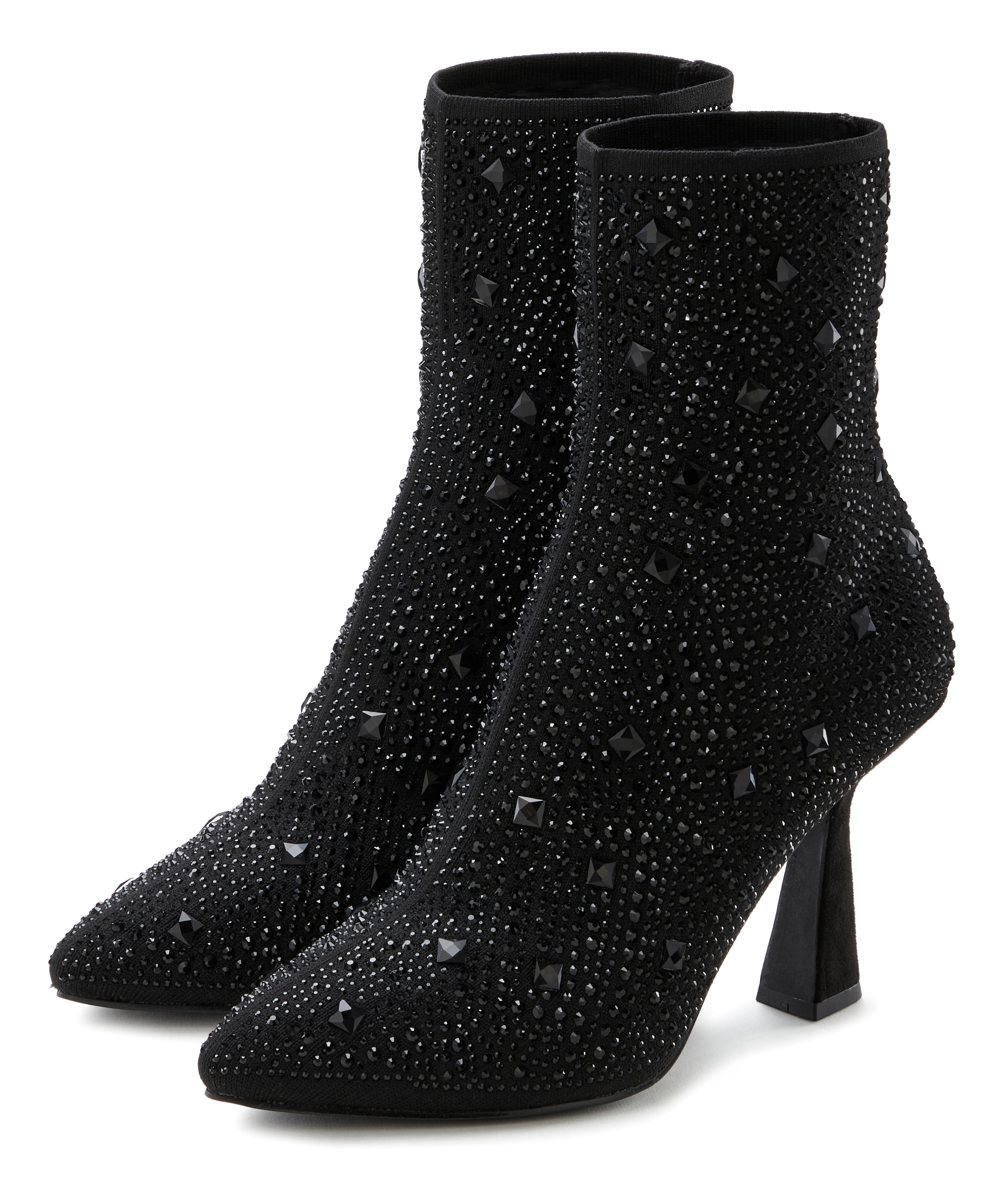 High-Heel-Stiefelette »Sock Boot,«, Schlupf-Stiefel, Ankle Boots, elastisches...