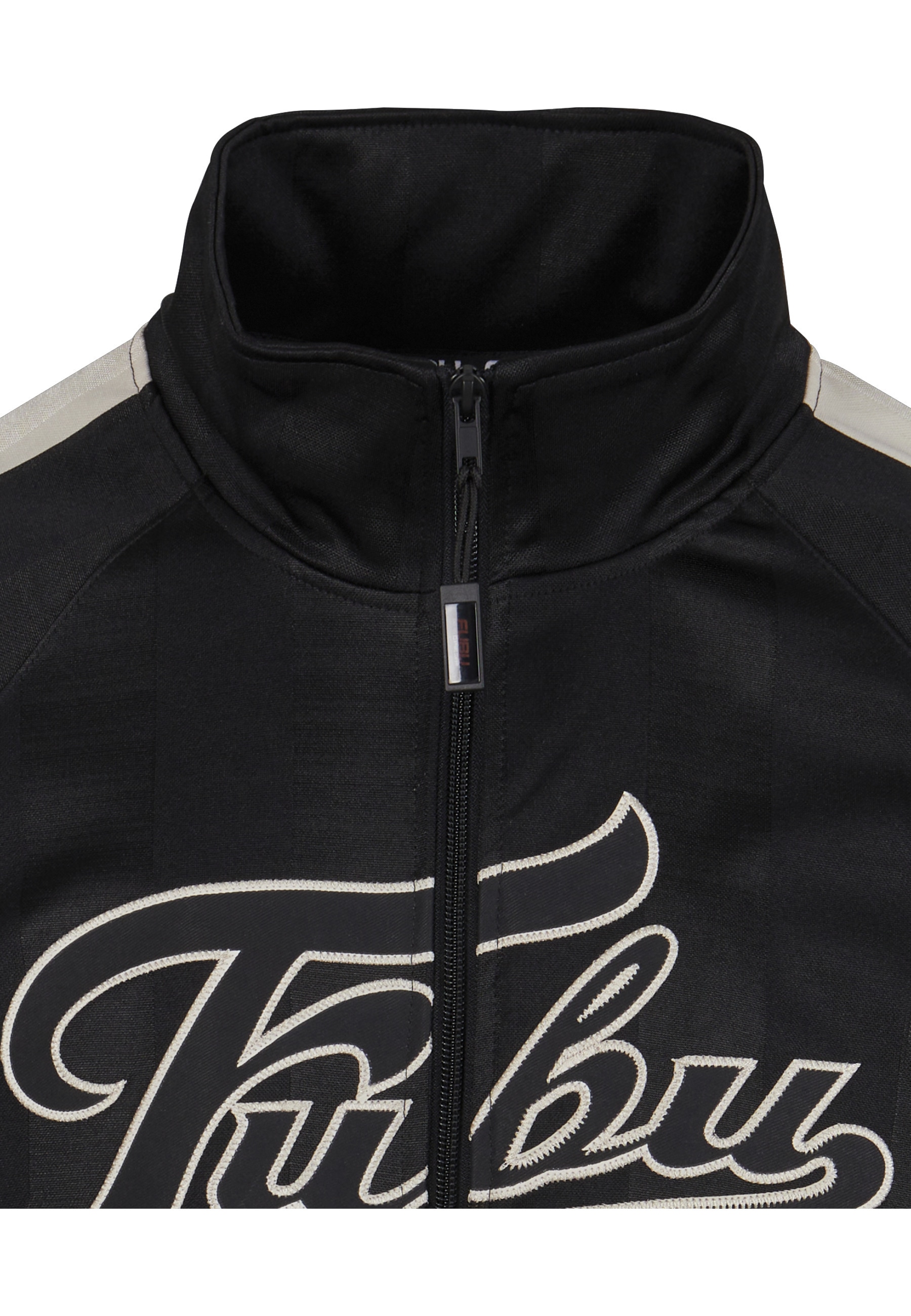 Fubu Collegejacke »Fubu Herren FM223-017-2 FUBU Varsity Striped Track Jacket« 1 Stk. tlg. ohne Kapuze