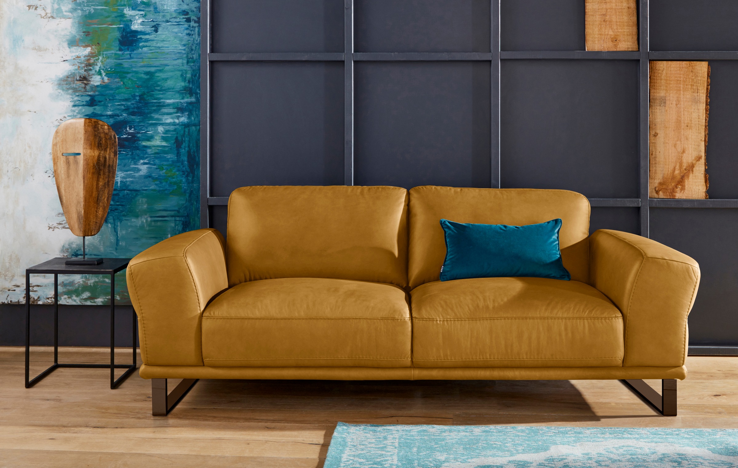 W.SCHILLIG 2,5-Sitzer »montanaa« mit Metallkufen in Bronze pulverbeschichte günstig online kaufen