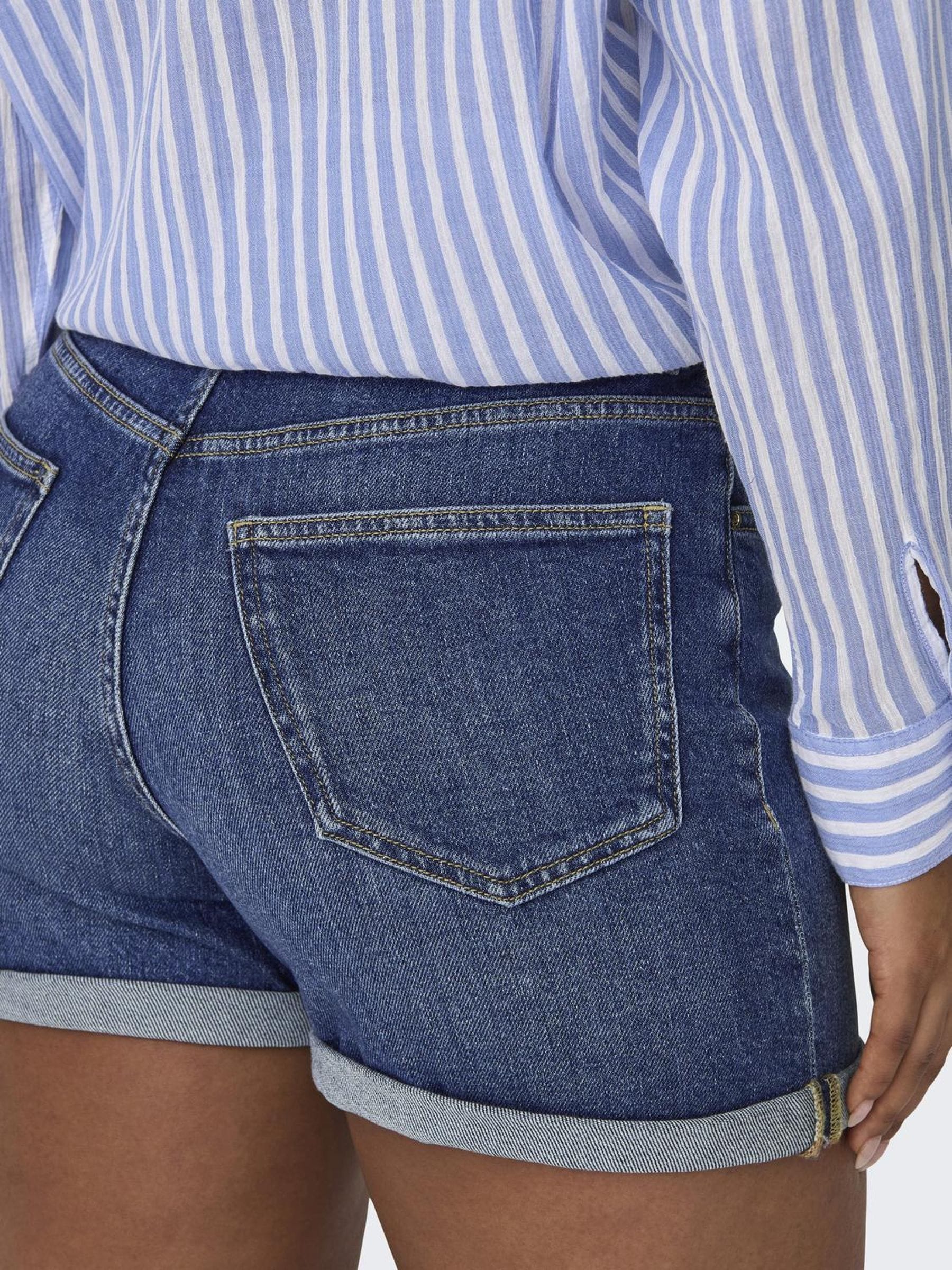 ONLY Shorts »ONLJOSEPHINE – Stretch Shorts für vielseitige Kombinationen«, regular fit, Denim/Jeans, Baumwolle, elastisch, unifarben