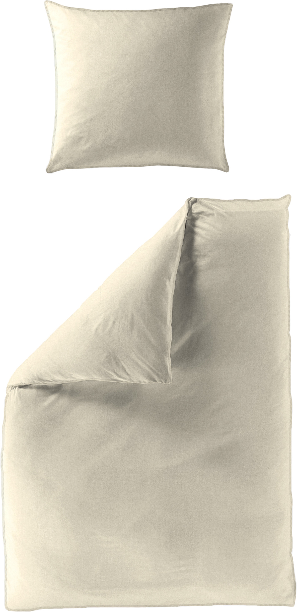 BIERBAUM Bettwäsche »Bettwäsche 3002« 2 Renforce stone washed, 100 % Baumwolle, soft touch