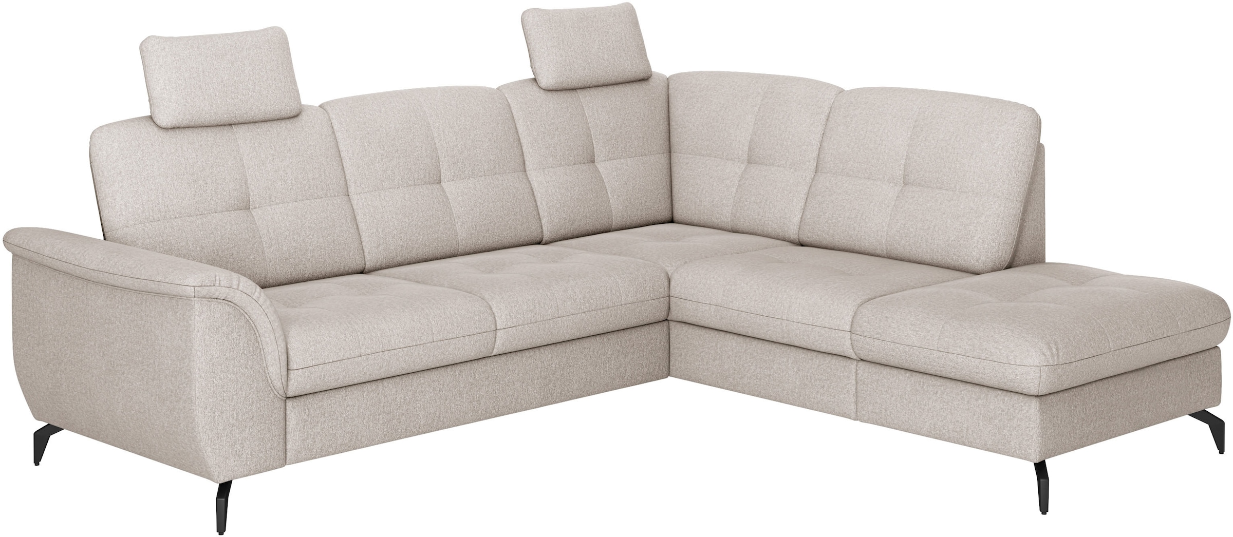 sit&more Ecksofa »Zora L-Form«, wahlweise mit Bettfunktion und Bettkasten