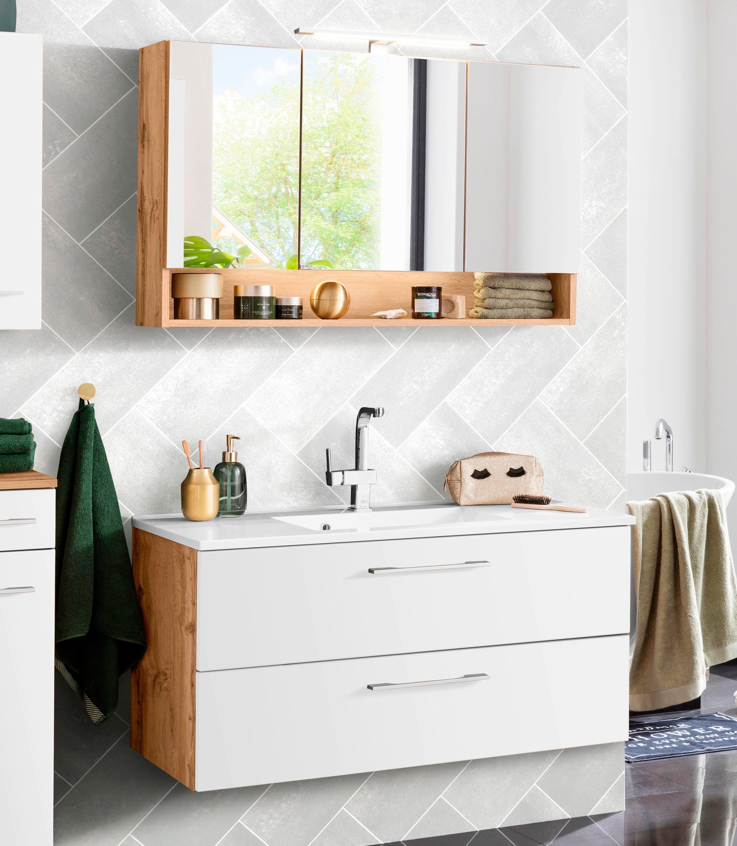 welltime Badmöbel-Set »Soria« 2 Stk. tlg. günstig online kaufen