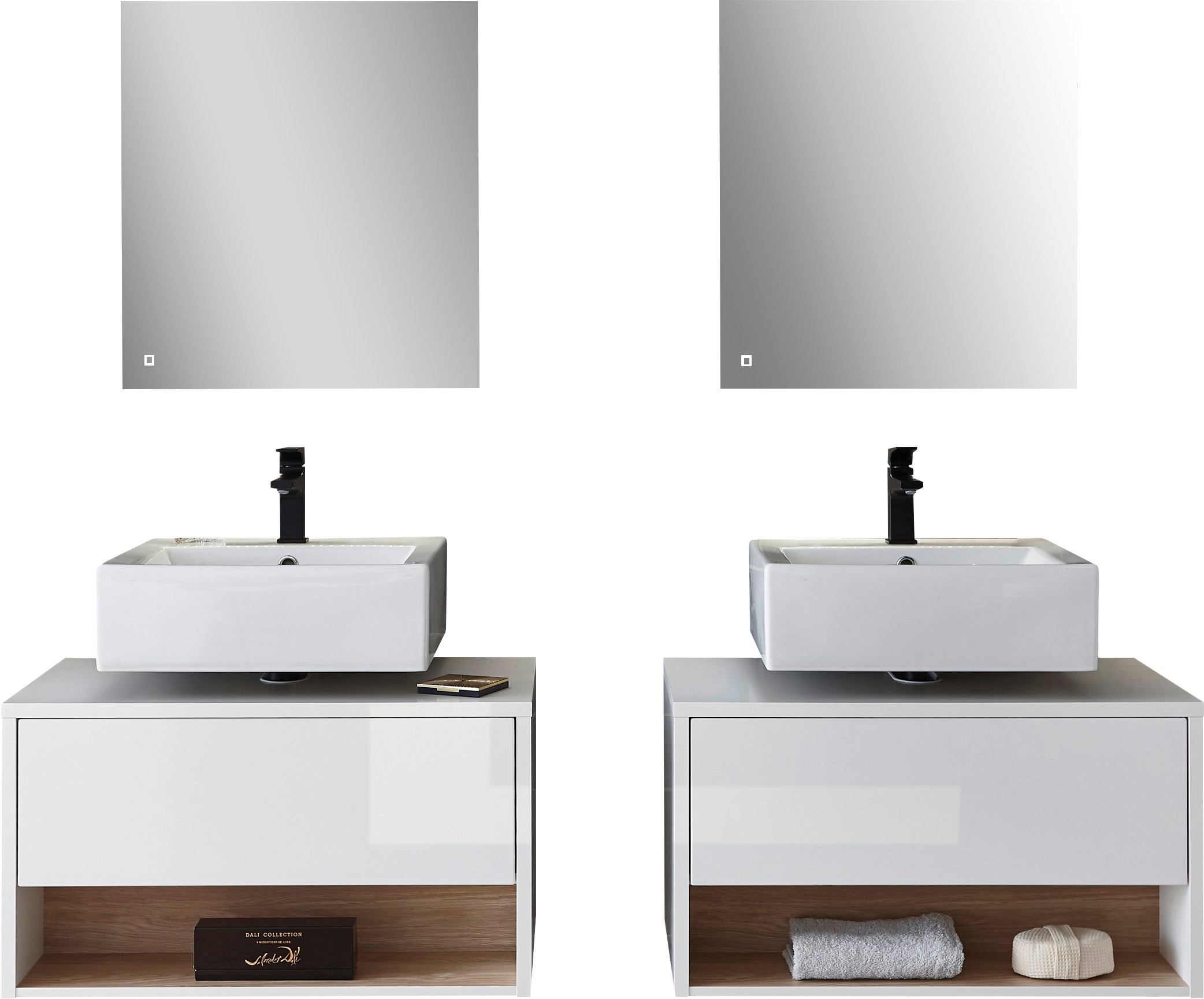 Places of Style Badmöbel-Set »Studio Line, Bad im modernen Design, 6-teilig günstig online kaufen