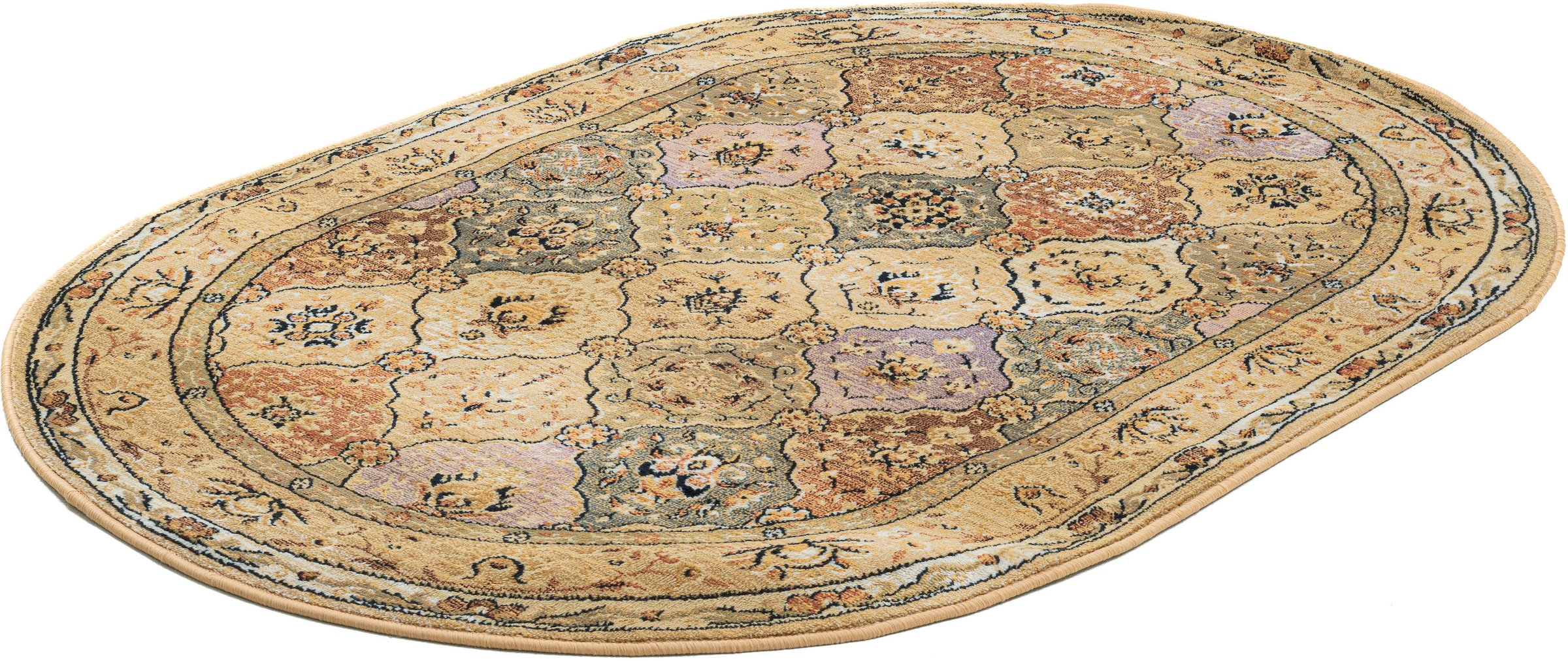 THEKO Teppich »Gabiro 208«, oval, 10 mm Höhe, Orient-Optik, ideal im Wohnzimmer & Schlafzimmer