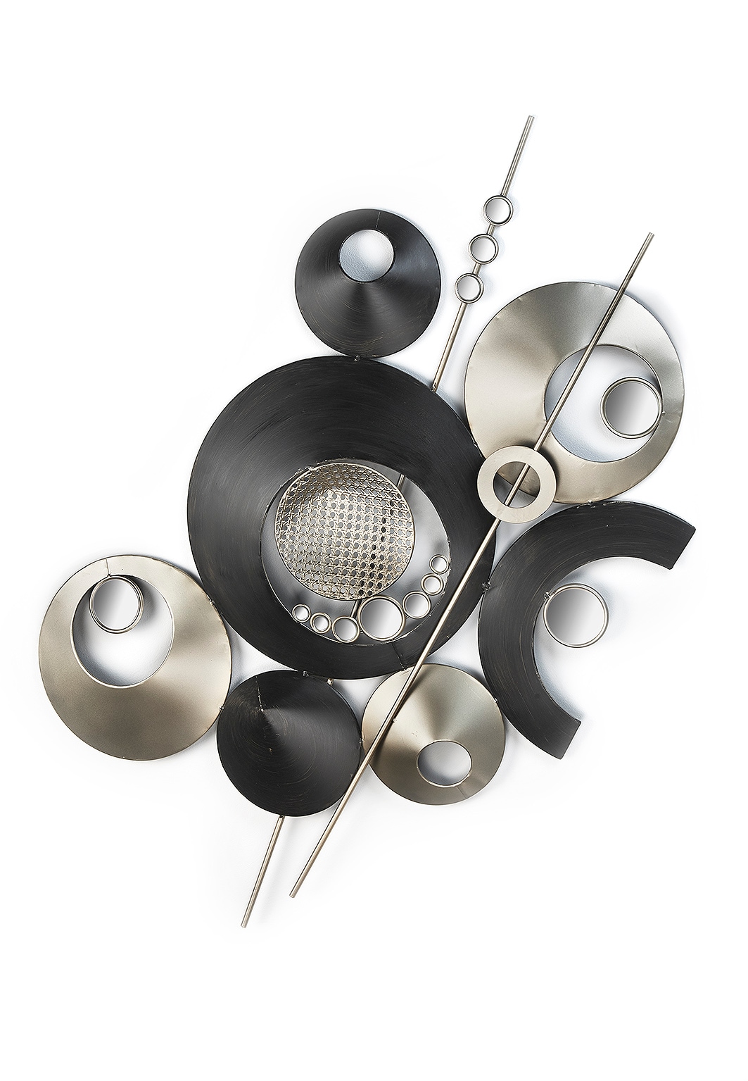 locker Wanddekoobjekt »Wandbild Kreise/Spiegel« günstig online kaufen