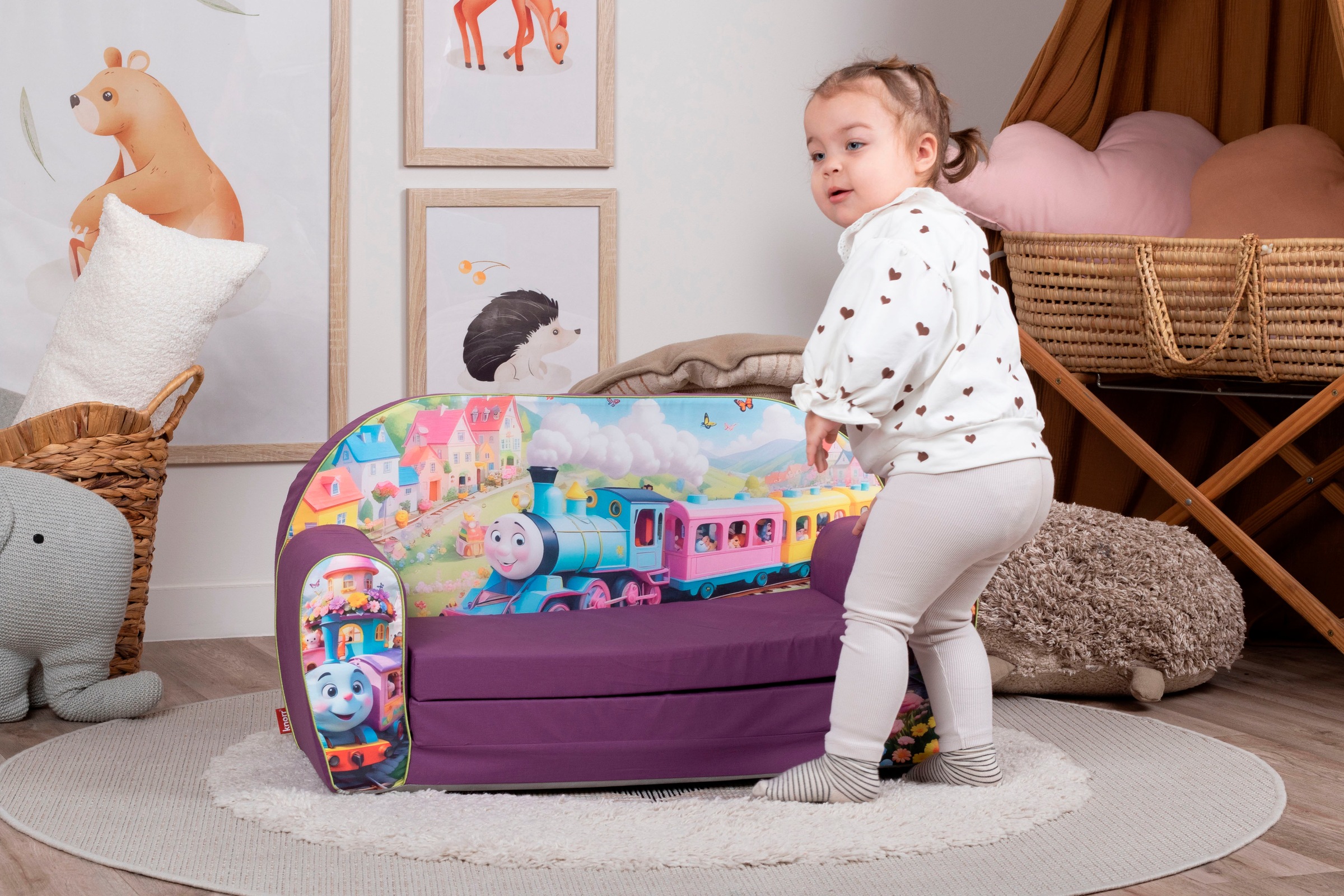Knorrtoys® Sofa »Happy train«, für Kinder; Made in Europe