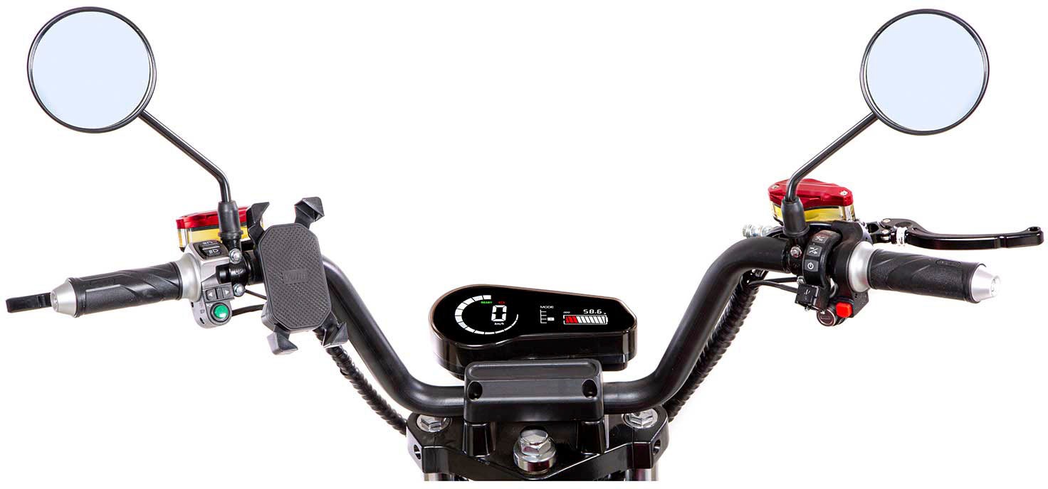 SXT Scooters E-Motorroller »Chopper XL PRO«, bis zu 100 km Reichweite, mit 45 Ah-Akku
