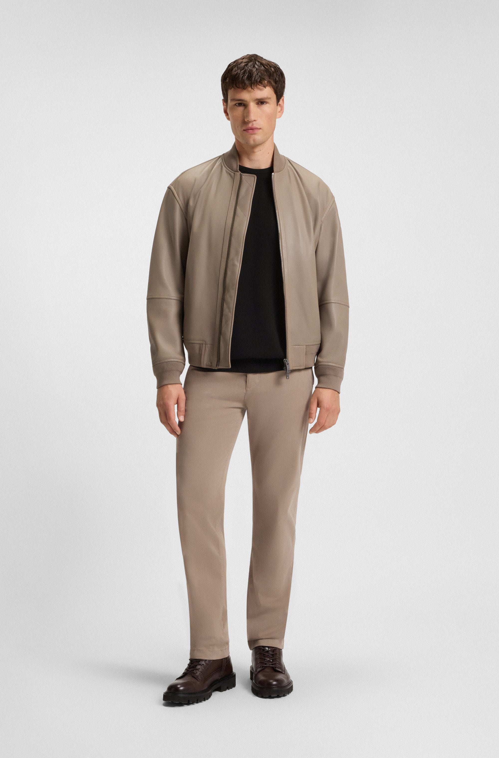 BOSS ORANGE Langarmshirt »Tempesto«, mit BOSS-Stickerei