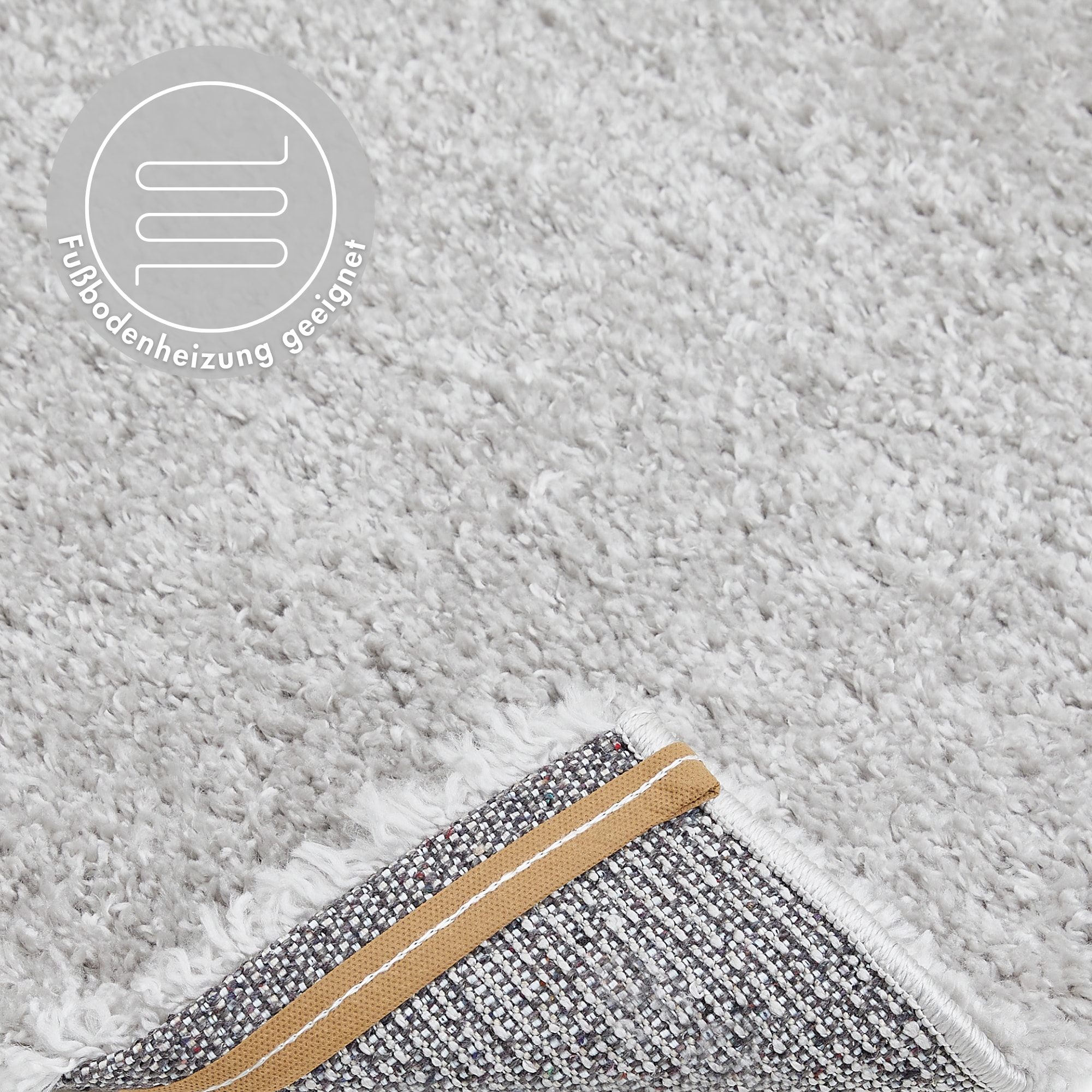 Andiamo Hochflor-Teppich »Chicago«, rechteckig, 40 mm Höhe, Uni Farben, weich & kuschelig, ideal im Wohnzimmer & Schlafzimmer