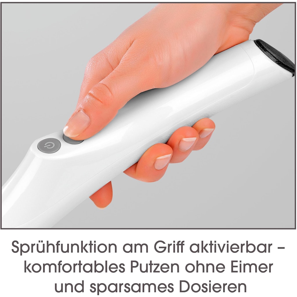 CLEANmaxx Akku-Wischmopp »Akku-Vibrationsmopp 11,1V weiß«