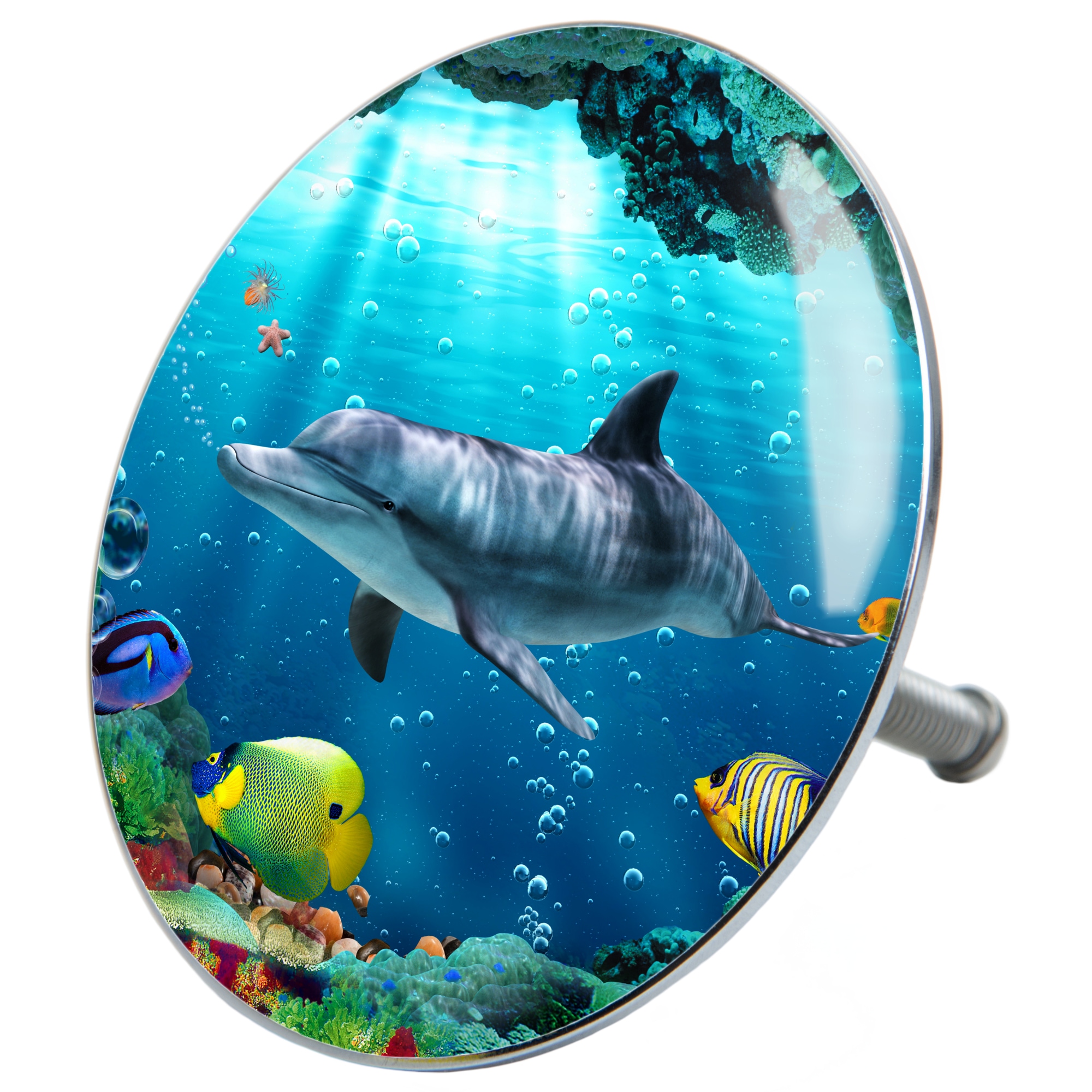 Sanilo Badaccessoire-Set »Delphin Korallen«, (Komplett-Set, 6 tlg.)