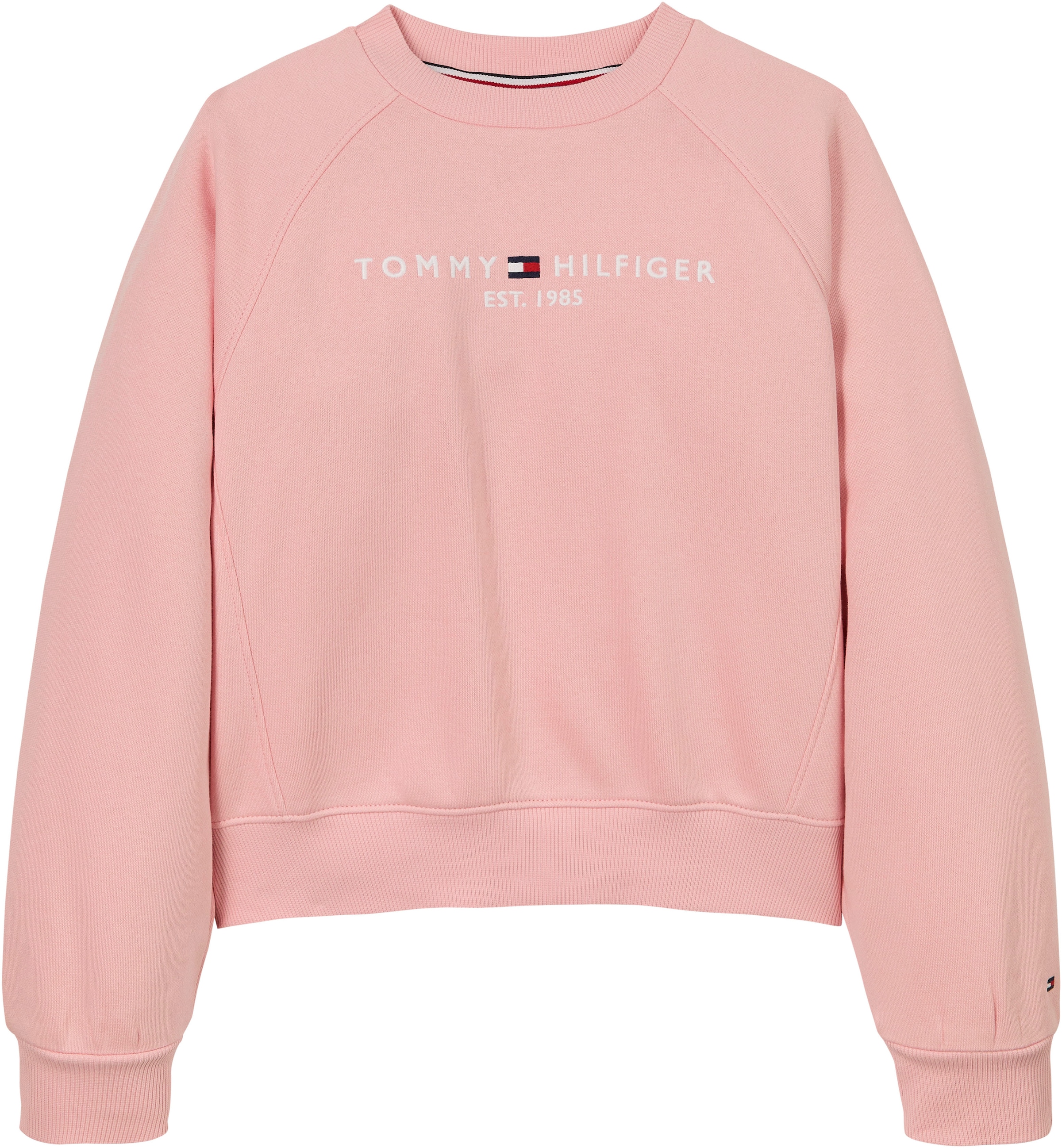 Tommy Hilfiger Sweatshirt »ESSENTIAL EMBROIDERED FLEECE CN«, Baby bis 2 Jahre