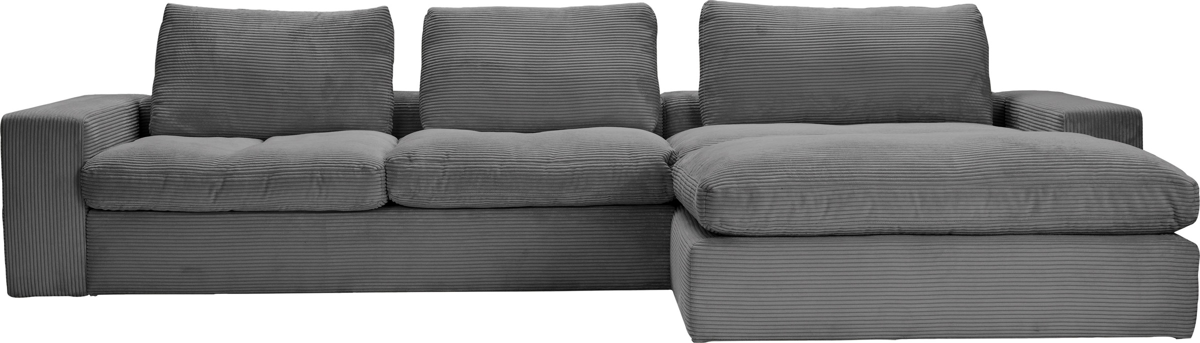 alina Ecksofa »Sandy« mit Recamiere, in modernem Cordstoff günstig online kaufen